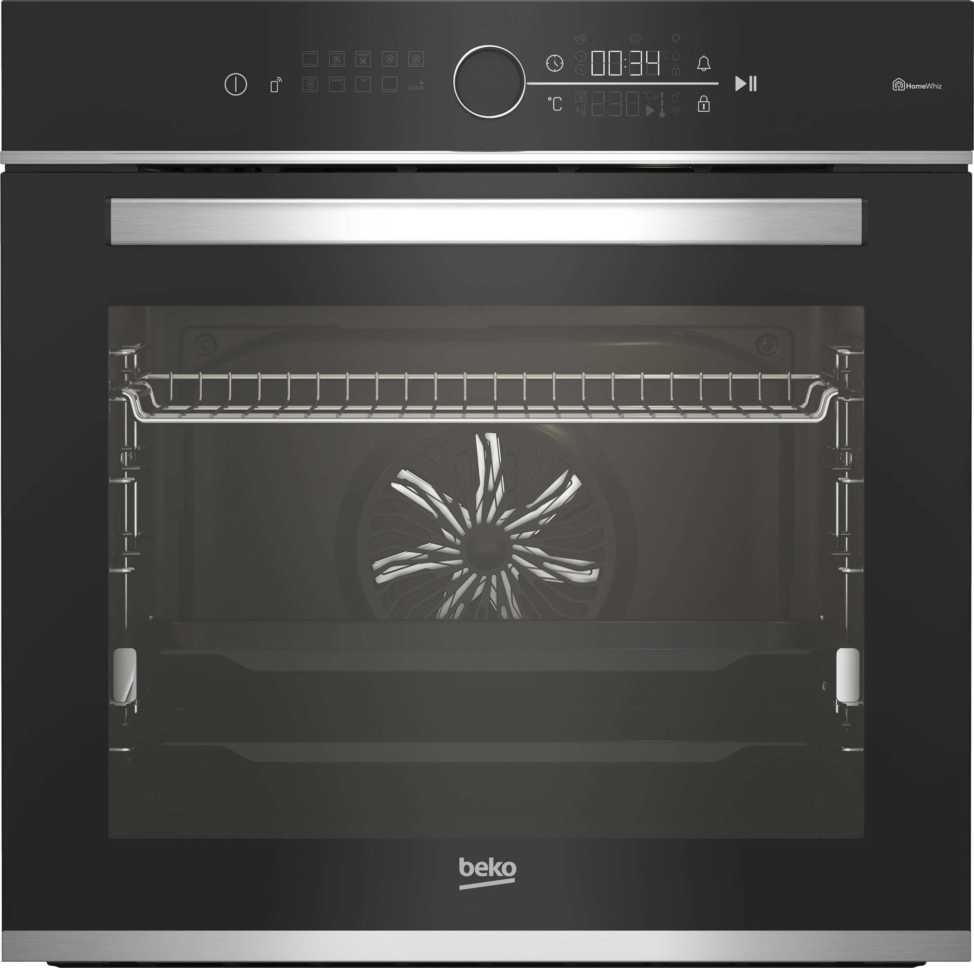 BEKO Einbaubackofen  »BBIM13400XMPSEW 7757787687«, mit 1-fach-Teleskopauszug, Pyrolyse-Selbstreinigung