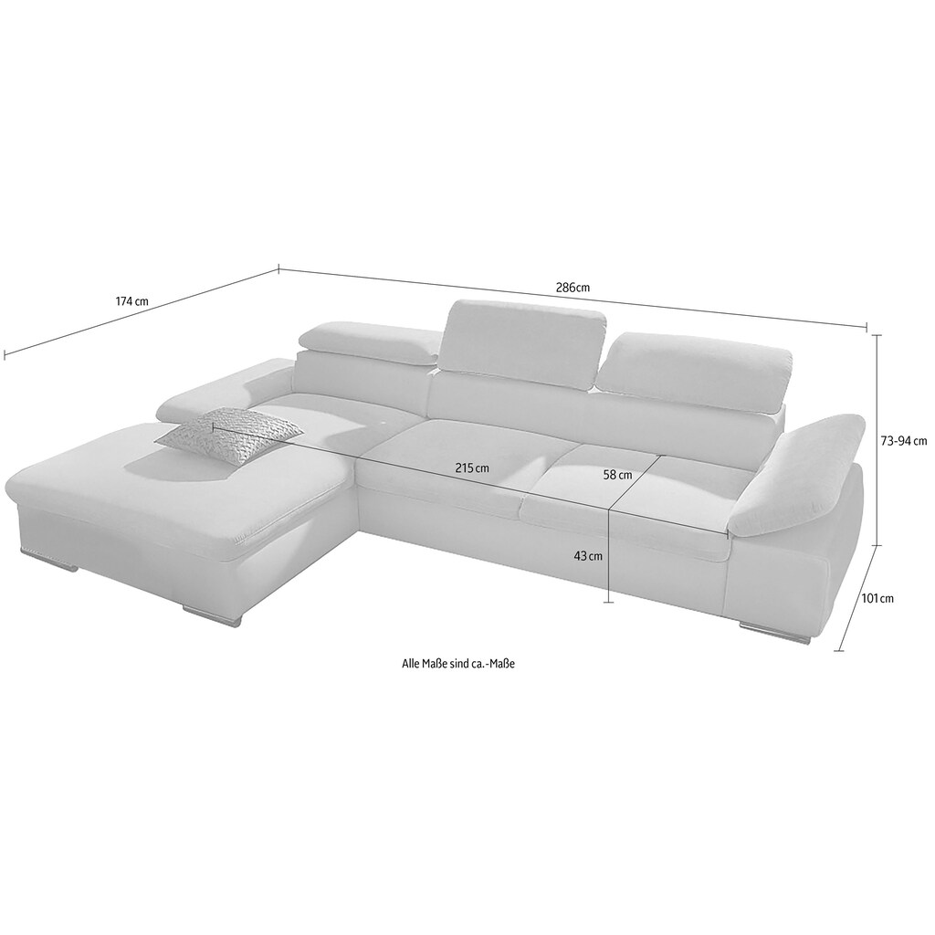 sit&more Ecksofa »Valantine V«