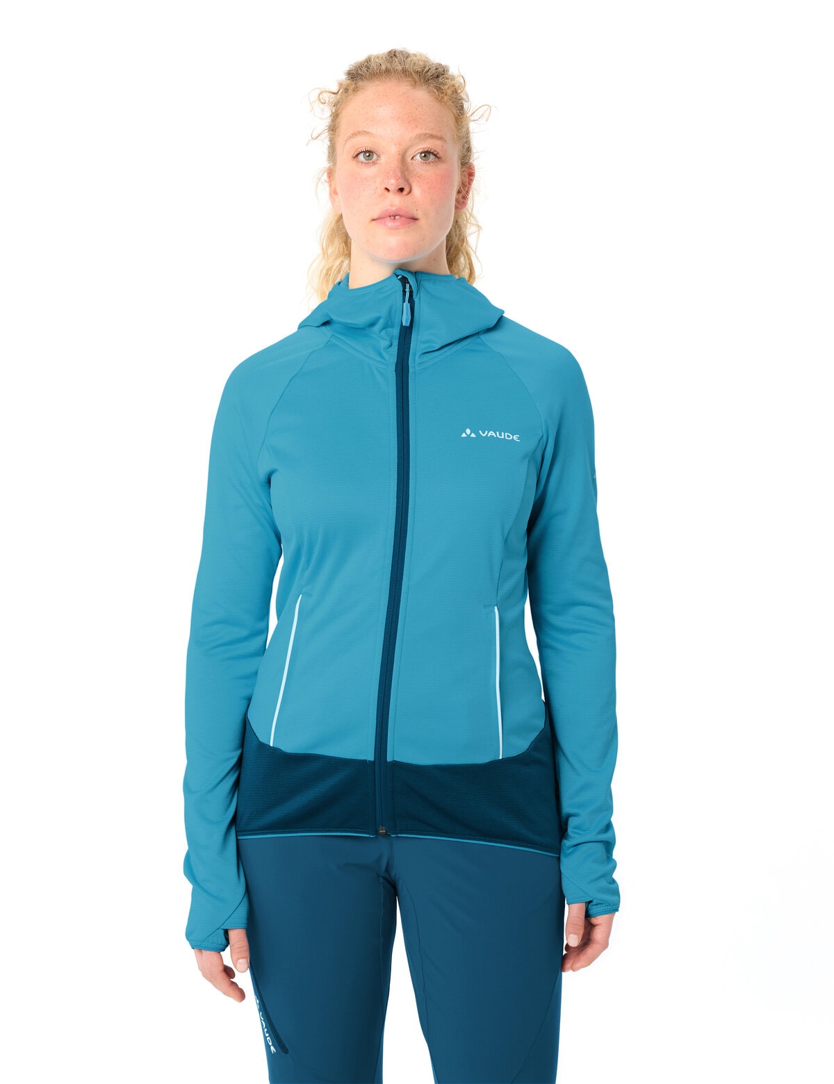 VAUDE Fleecejacke »WOMEN'S TEKOA FLEECE JACKET II« mit Kapuze sportlicher Stil, mit Kapuze und hochschließendem Kragen