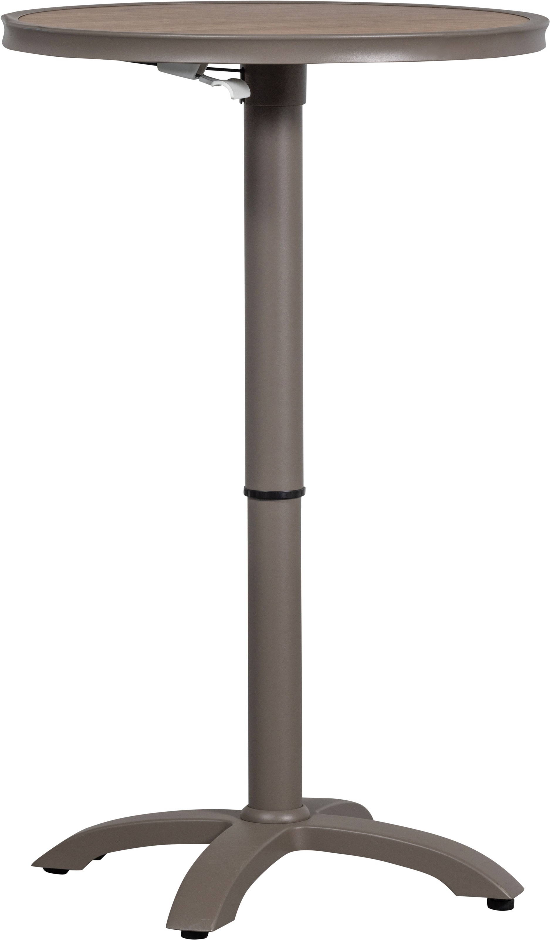 Thumbnail - WOOOD Barhocker "WOOOD Jeppe Höhenverstellbarer Bartisch" Höhenverstellbarer Aluminium-Bartisch, flexibel & für Indoor/O...