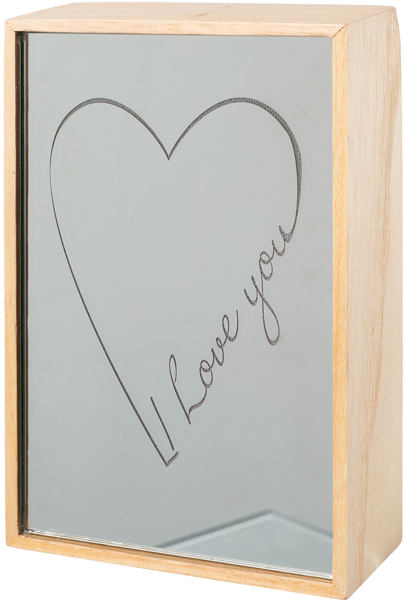 Creativ home LED-Dekofigur "Dekoobjekt mit Schriftzug I LOVE YOU" mit LED-B günstig online kaufen