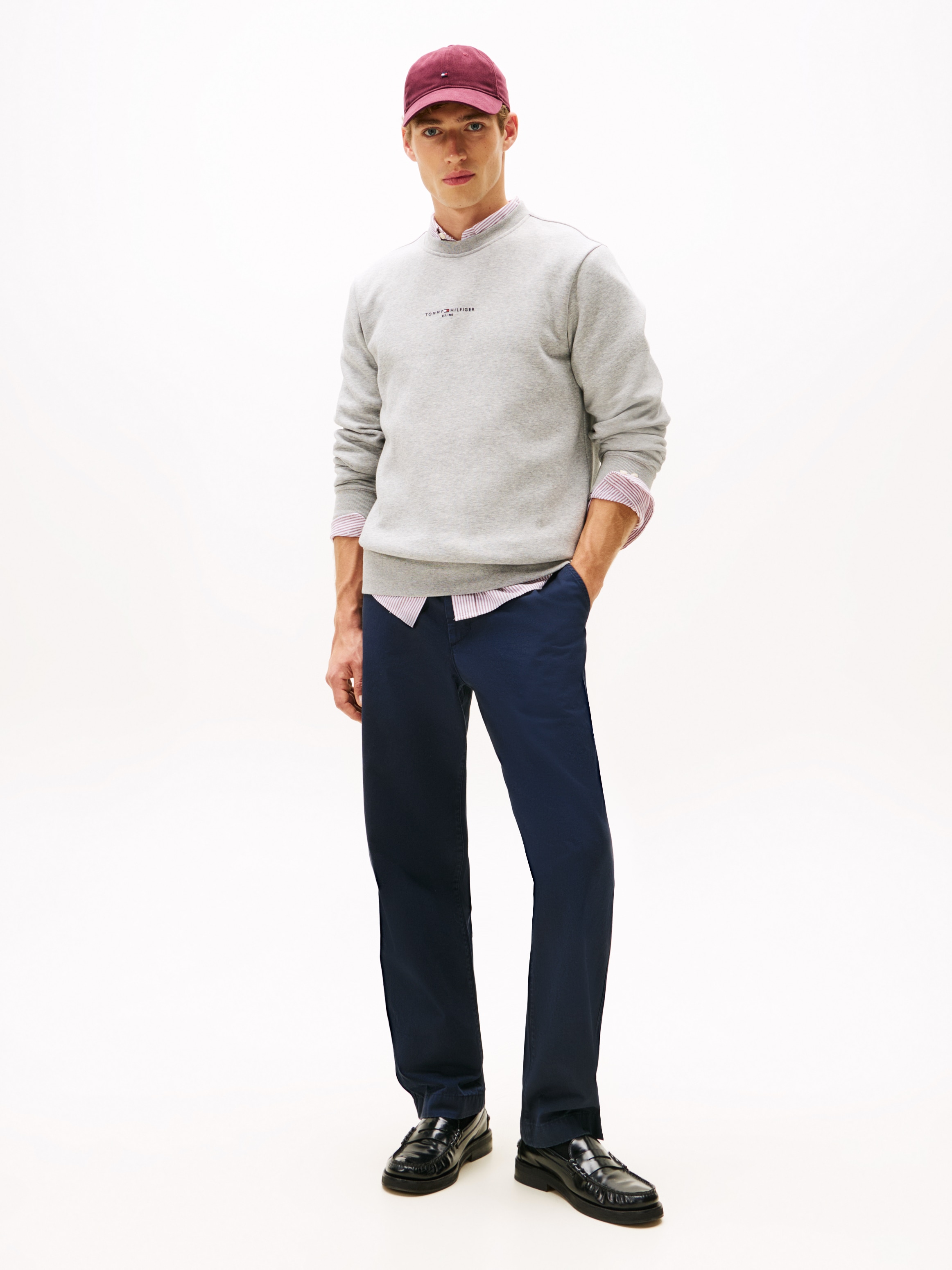 Tommy Hilfiger Sweatshirt »TOMMY LOGO TIPPED CREWNECK«