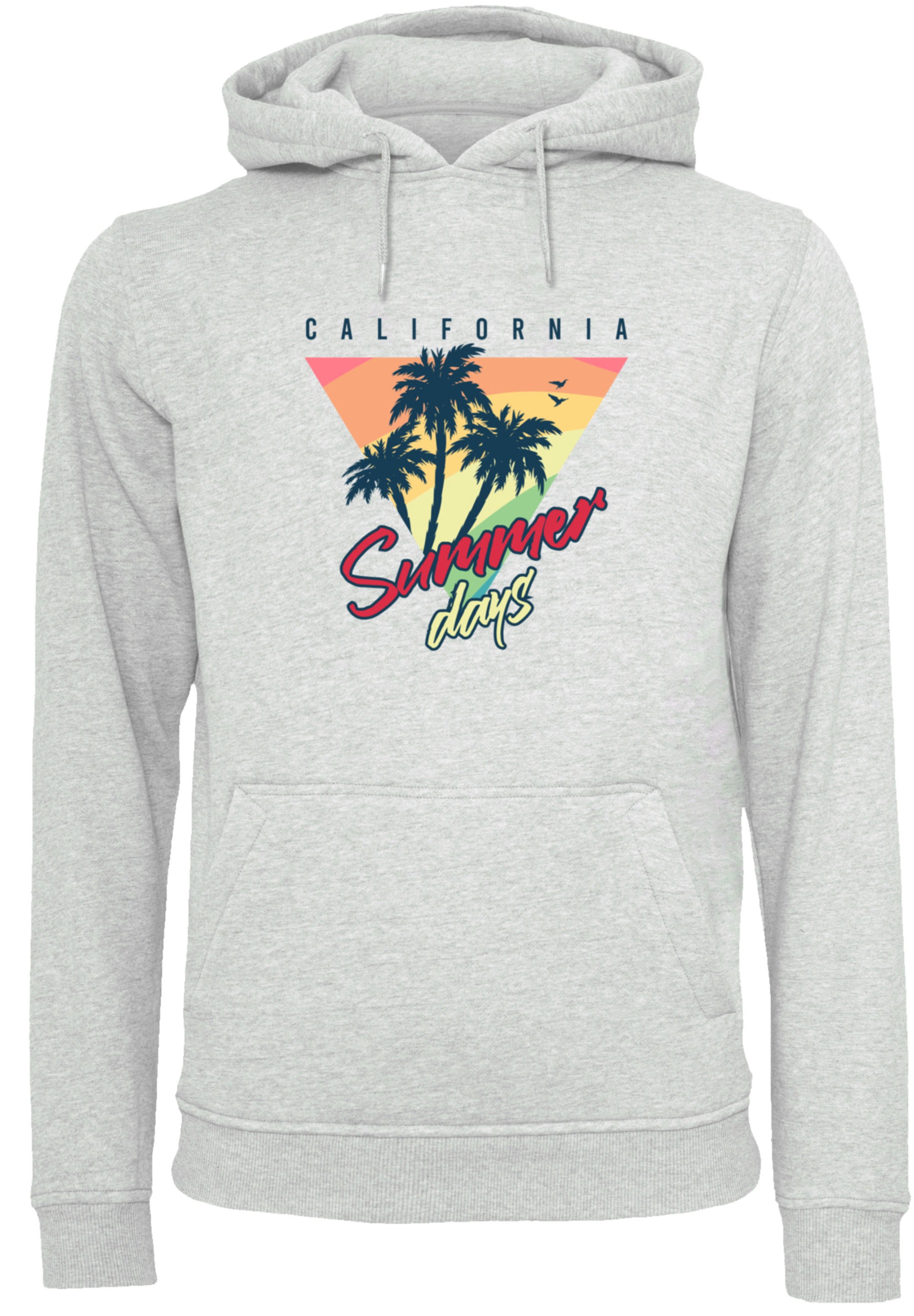 F4NT4STIC Kapuzenpullover »California Palmen Retro«, Premium Qualität