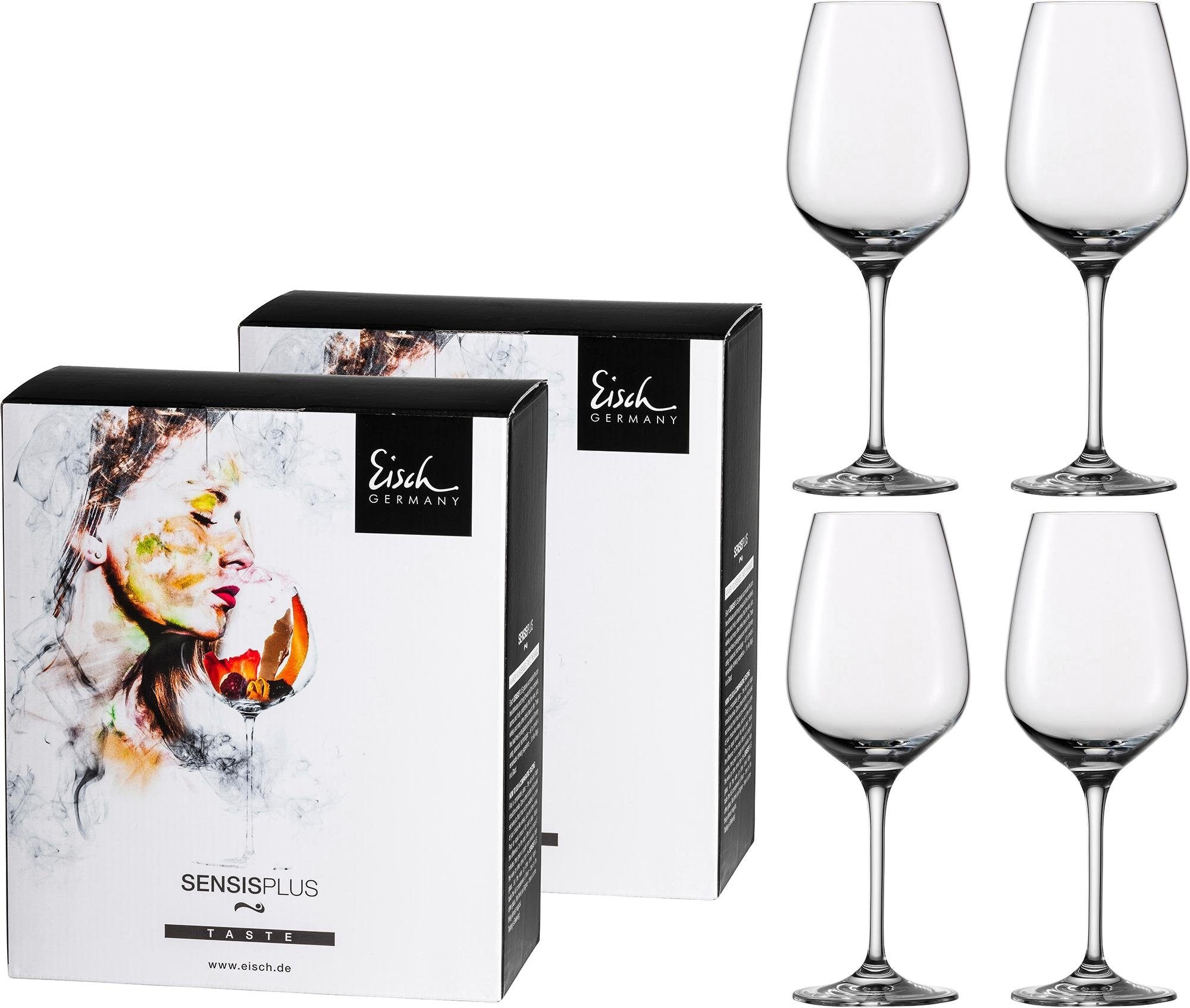 Eisch Weißweinglas »Superior SensisPlus«, (Set, 4 tlg.), Bleifrei, 310 ml, 4-teilig