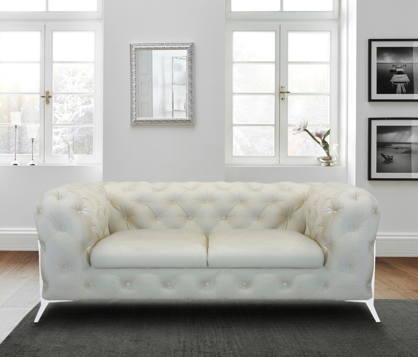 Leonique Chesterfield-Sofa "Amaury", aufwändige Knopfheftung, moderne Chest günstig online kaufen