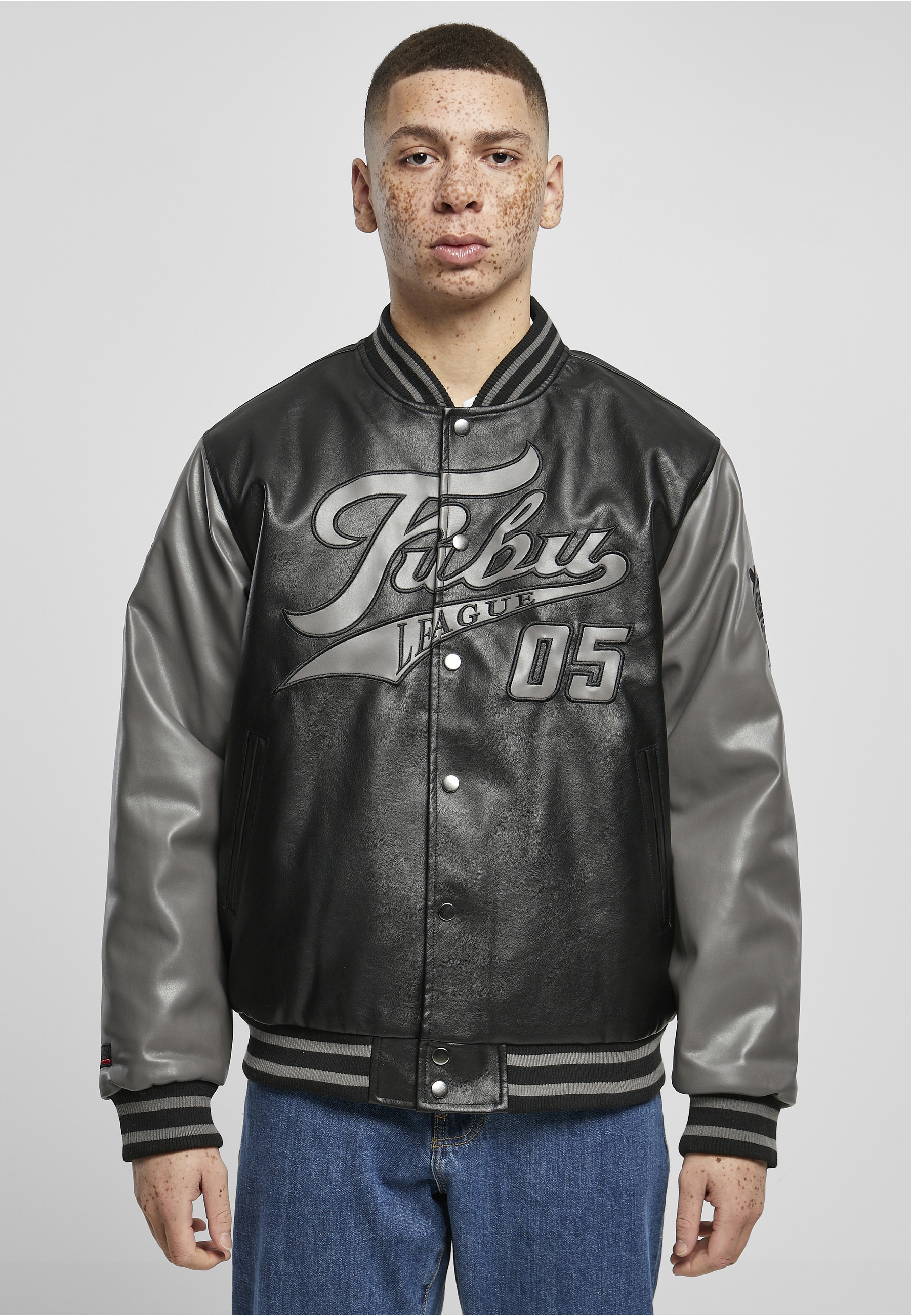 Fubu Anorak "Fubu Herren FM231-024-1 FUBU Varsity Leather Jacket" 1 Stk. tl günstig online kaufen