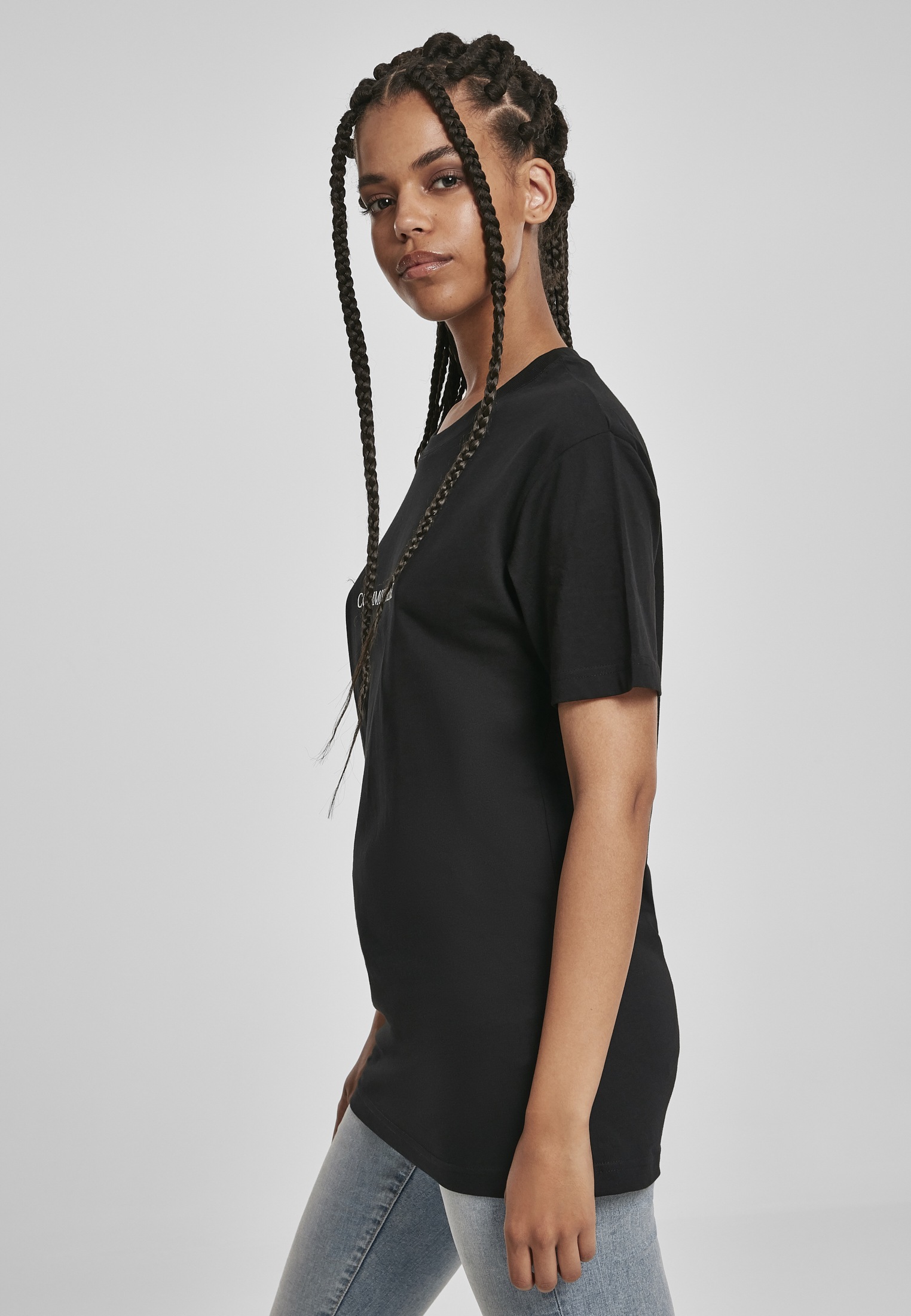 MisterTee Kurzarmshirt »MisterTee Damen Ladies Common Sense Tee«, (1 tlg.)
