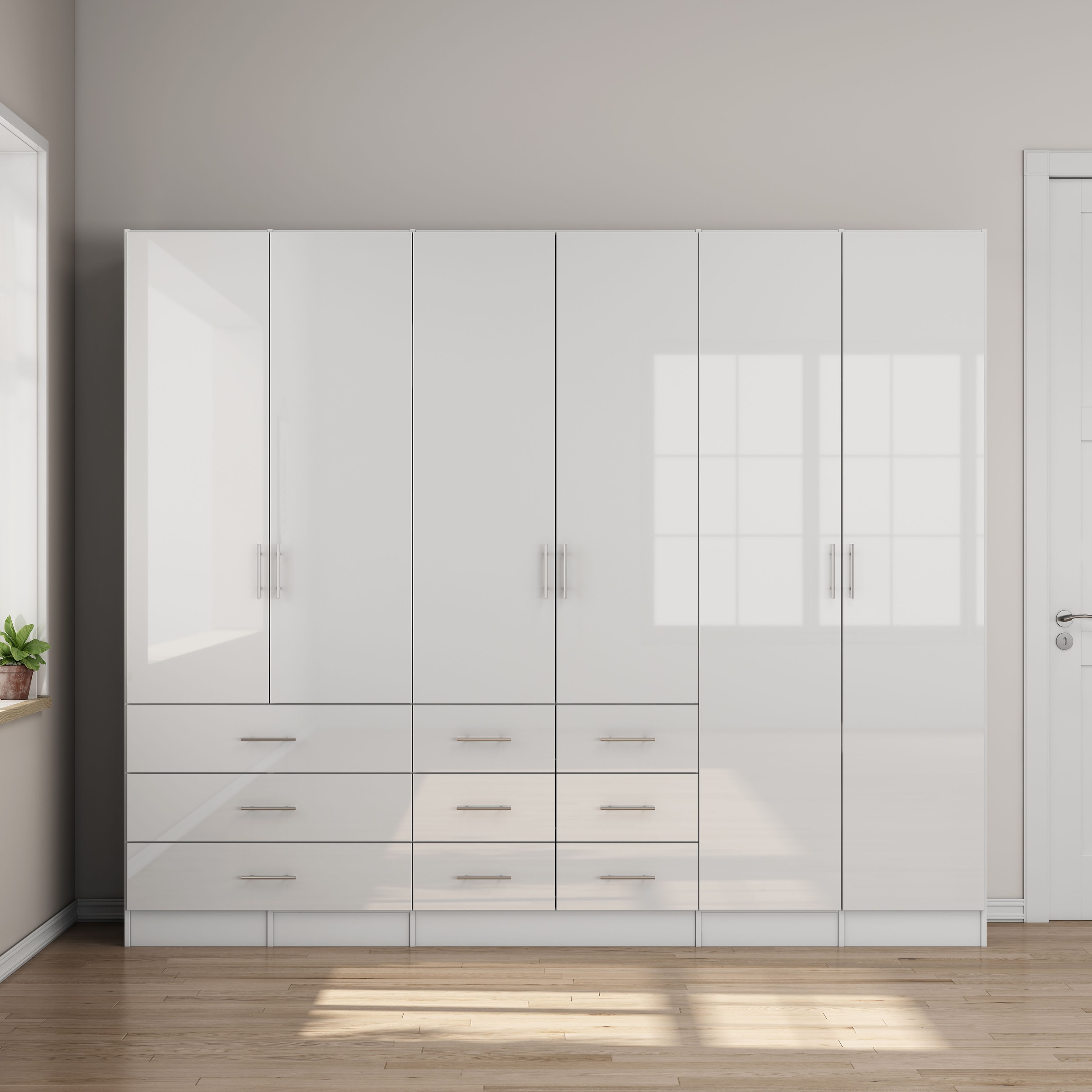 OTTO home Kleiderschrank »Trento Schlafzimmerschrank Garderobe Hochglanz Bestseller«