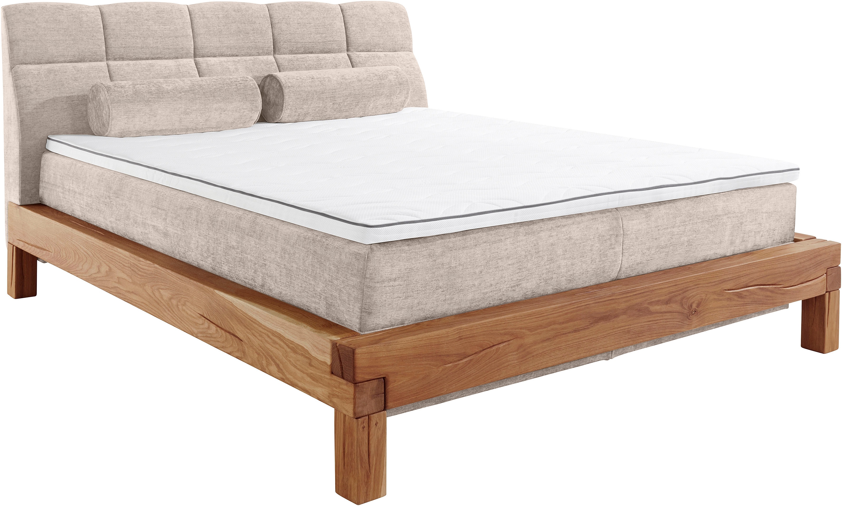 Thumbnail - Home affaire Boxspringbett "Villads", Liegefläche: 180/200 cm, Inside-Boxspring-Unterbau, recycelte Stoffe