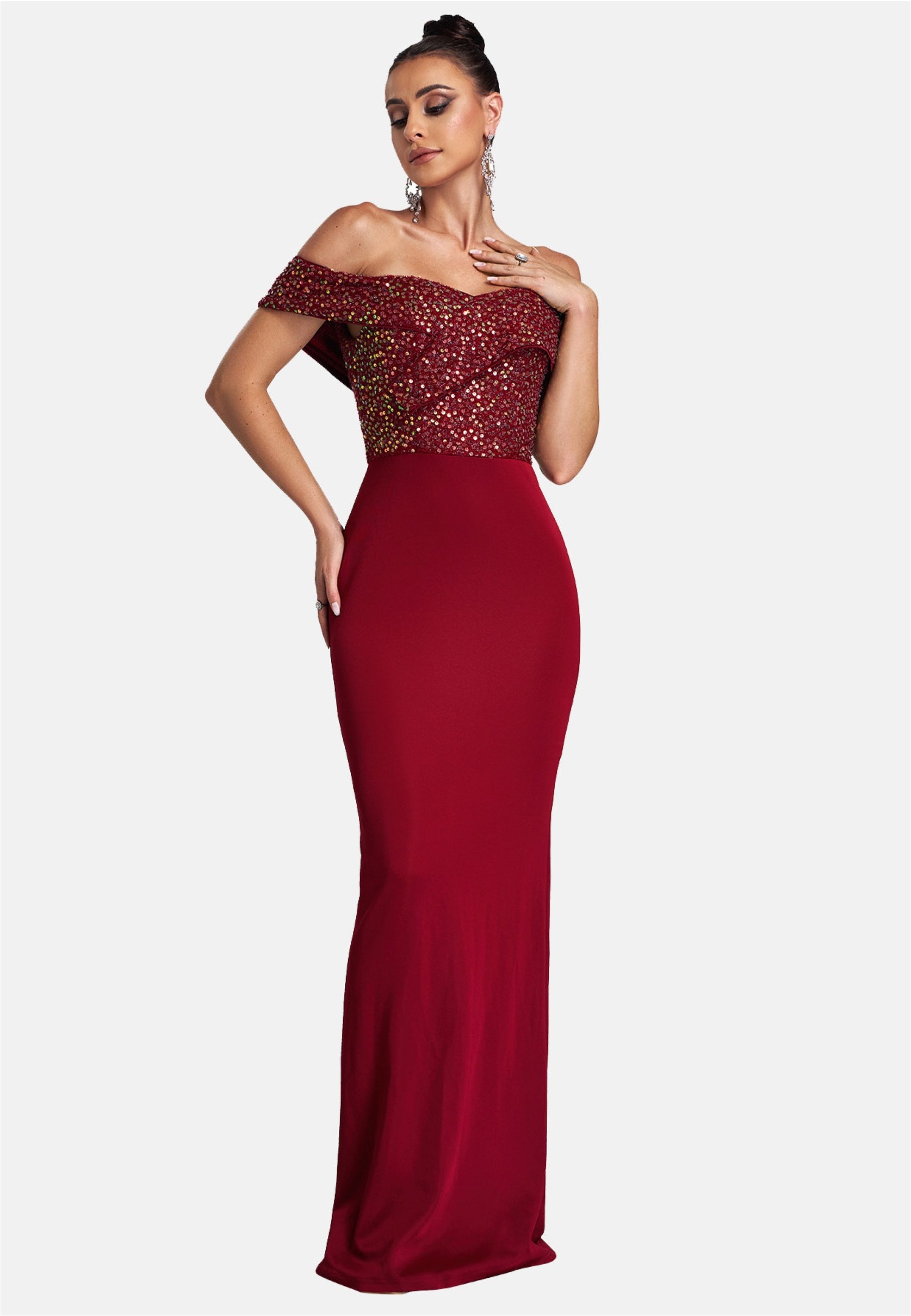 Moda Minx Jerseykleid "Juliana Off Shoulder Dress", im schulterfreien Desig günstig online kaufen