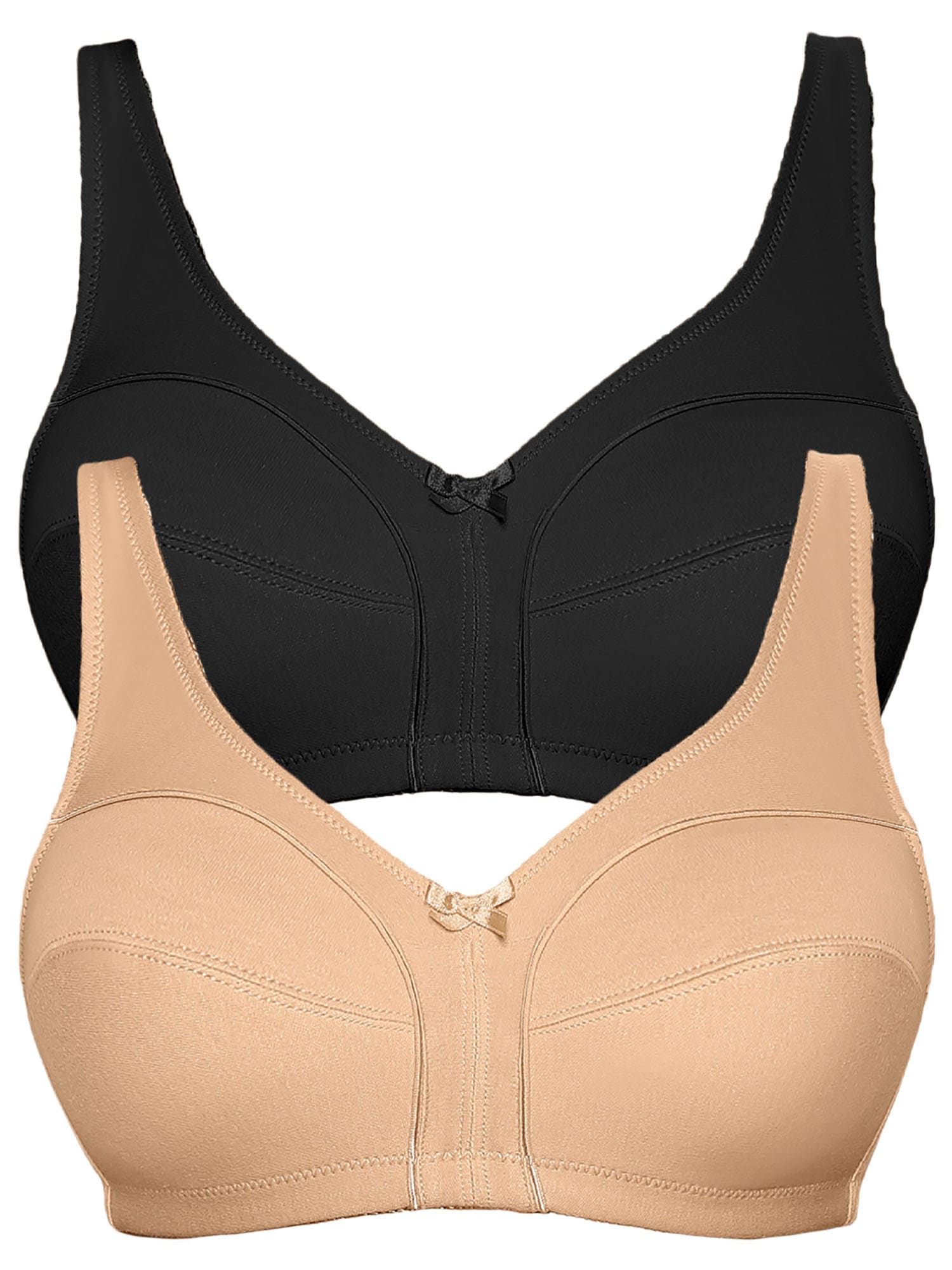 Viania Soft-BH "2er Pack Baumwoll Soft BH Basic"