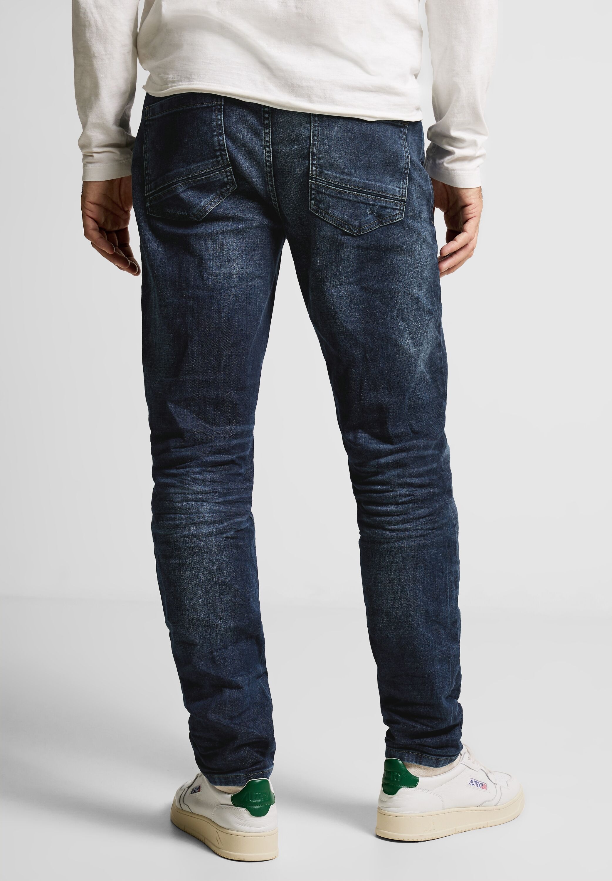 Slim-fit-Jeans, Middle Waist