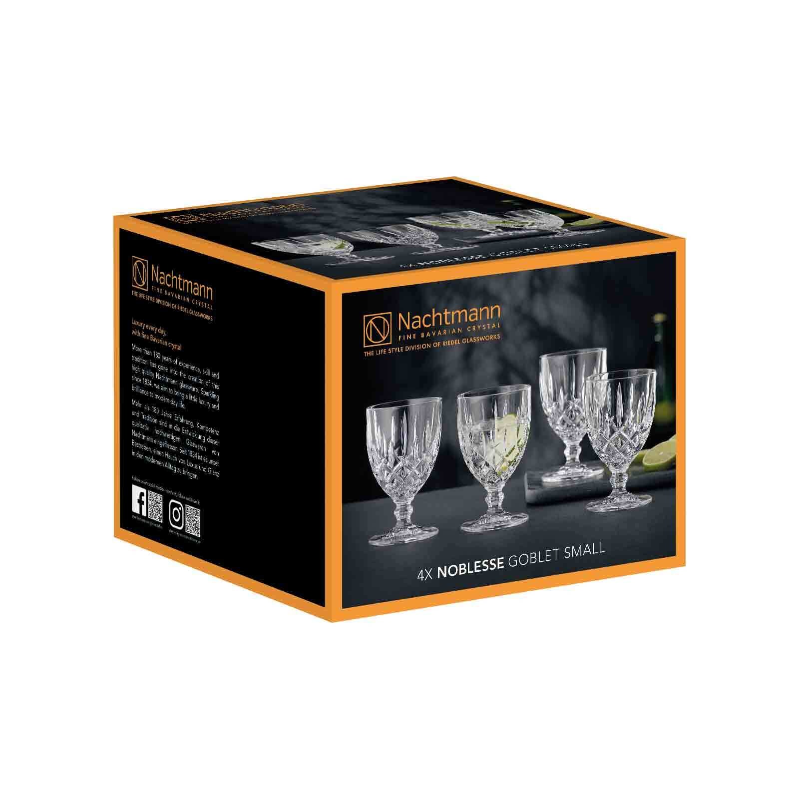 Nachtmann Glas »Wassergläser Noblesse 230 ml 4er Set transparent«