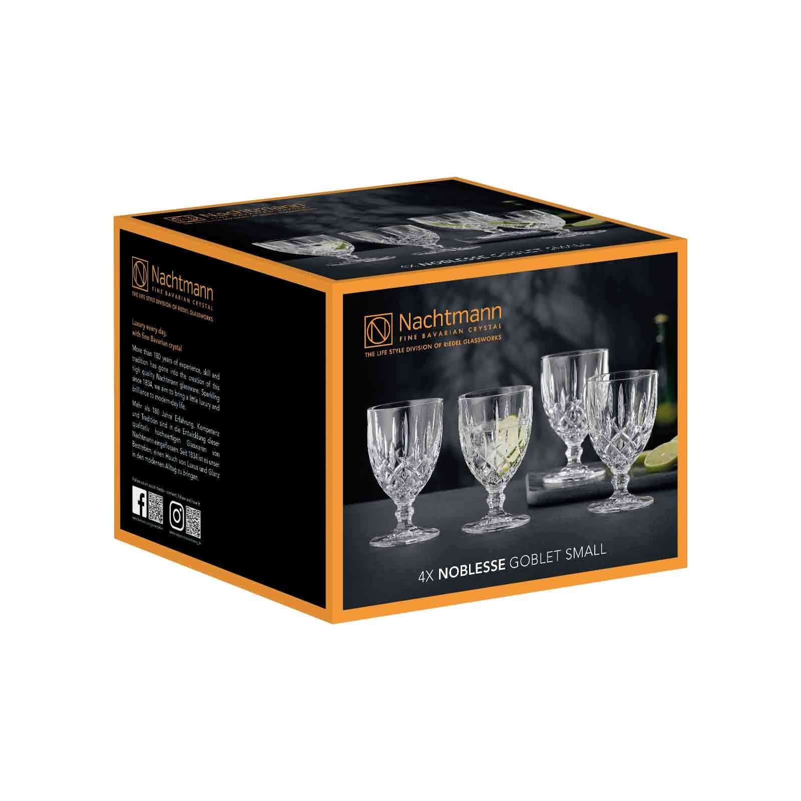 Nachtmann Glas "Wassergläser Noblesse 230 ml 4er Set transparent"