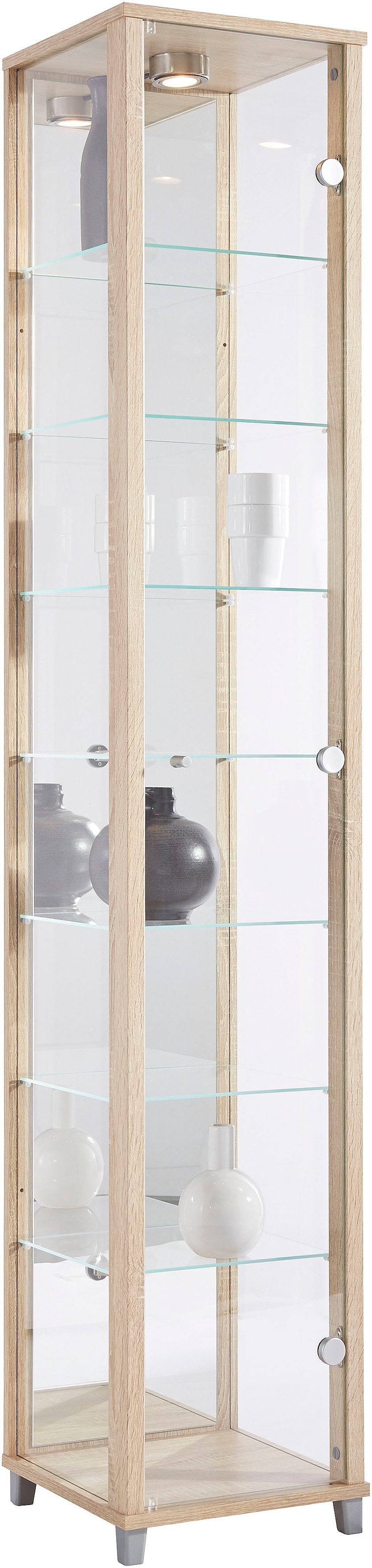 fif möbel Vitrine "OPTIMA", Standvitrine/Glasvitrine 1x Glastür,perfekt für günstig online kaufen