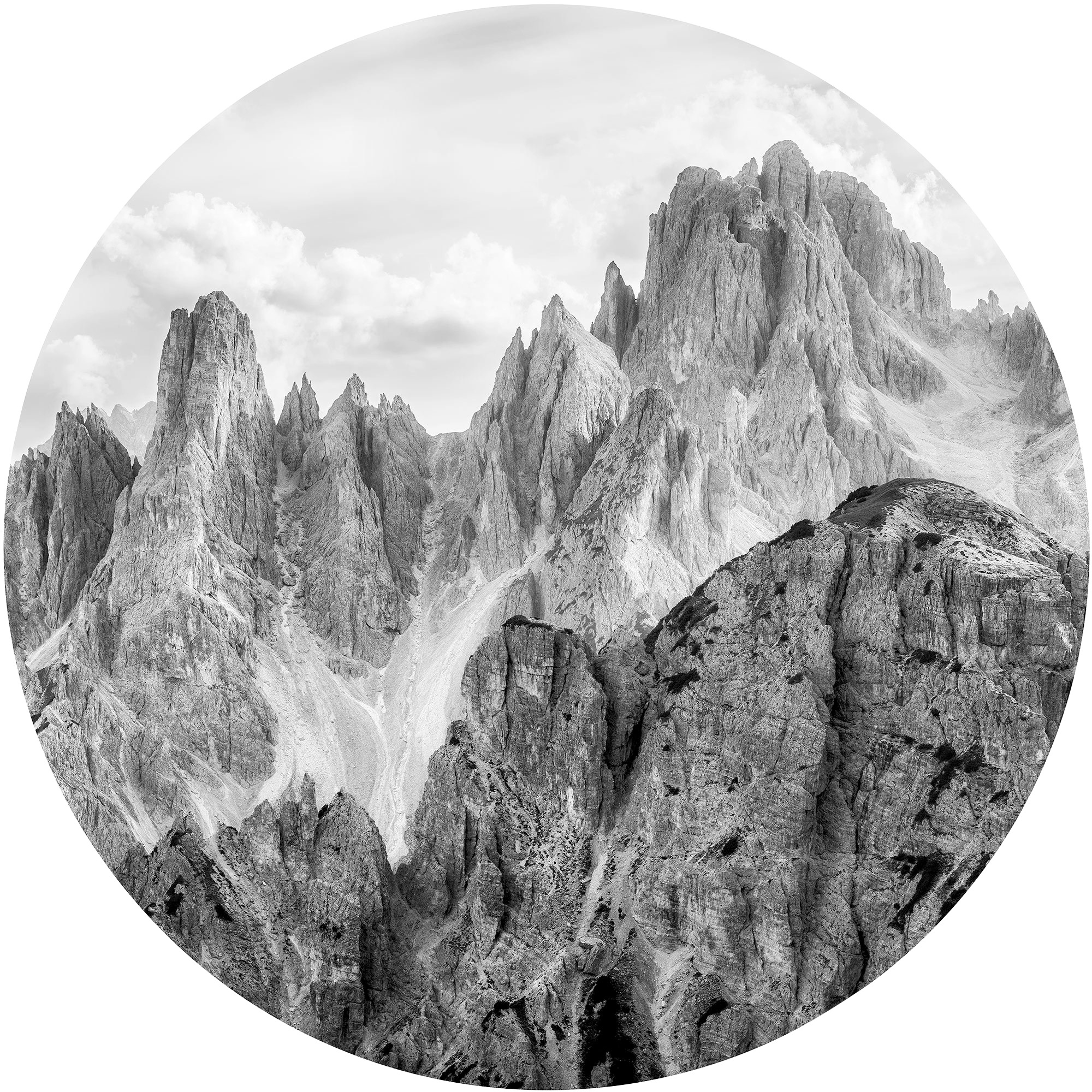 Komar Fototapete »Vlies selbstklebend - Torres - Größe 125 x 125 cm«, bedruckt, Wohnzimmer, Schlafzimmer