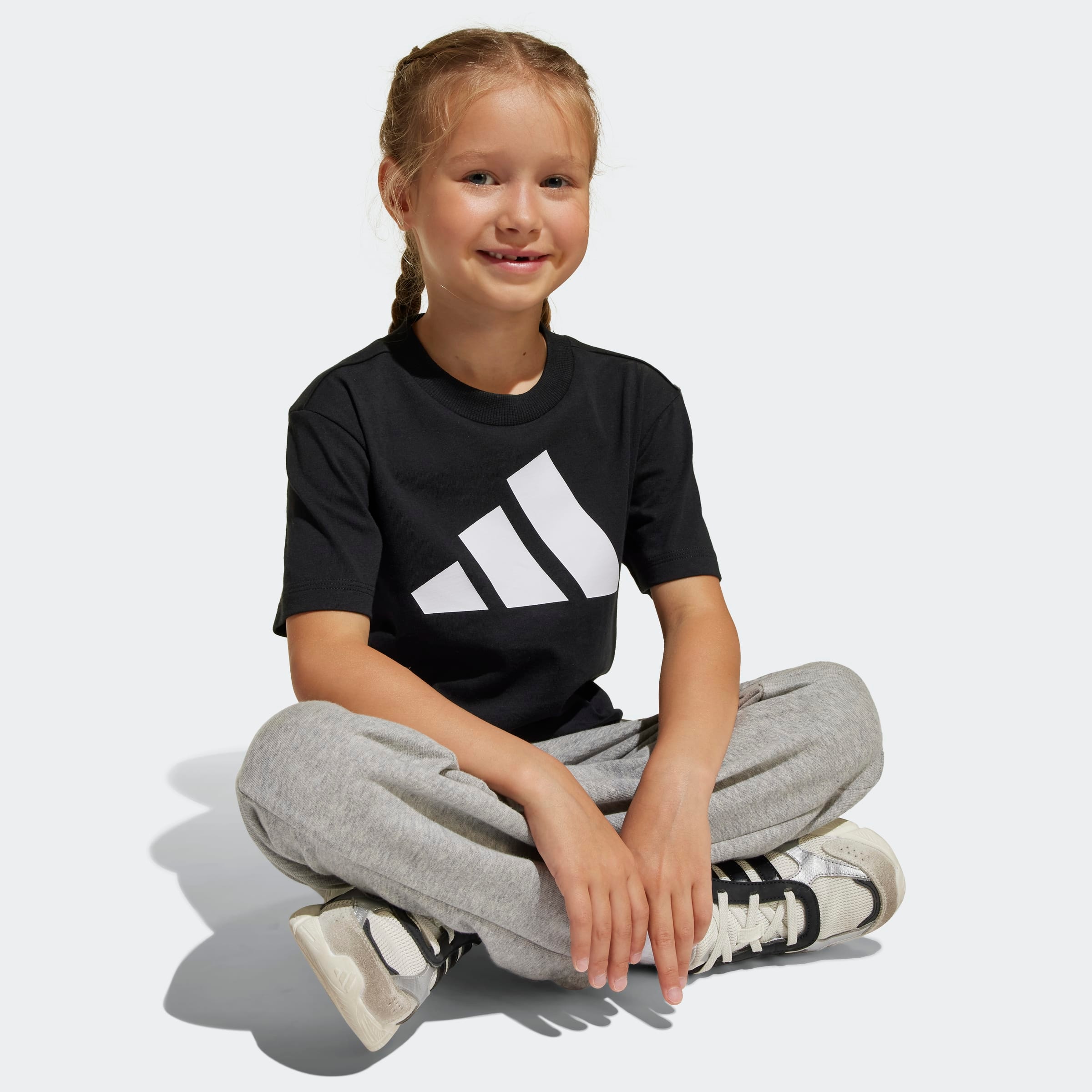 adidas Sportswear T-Shirt »ESSENTIALS KIDS« sportlicher Stil, Kurzarm, aus Baumwolle
