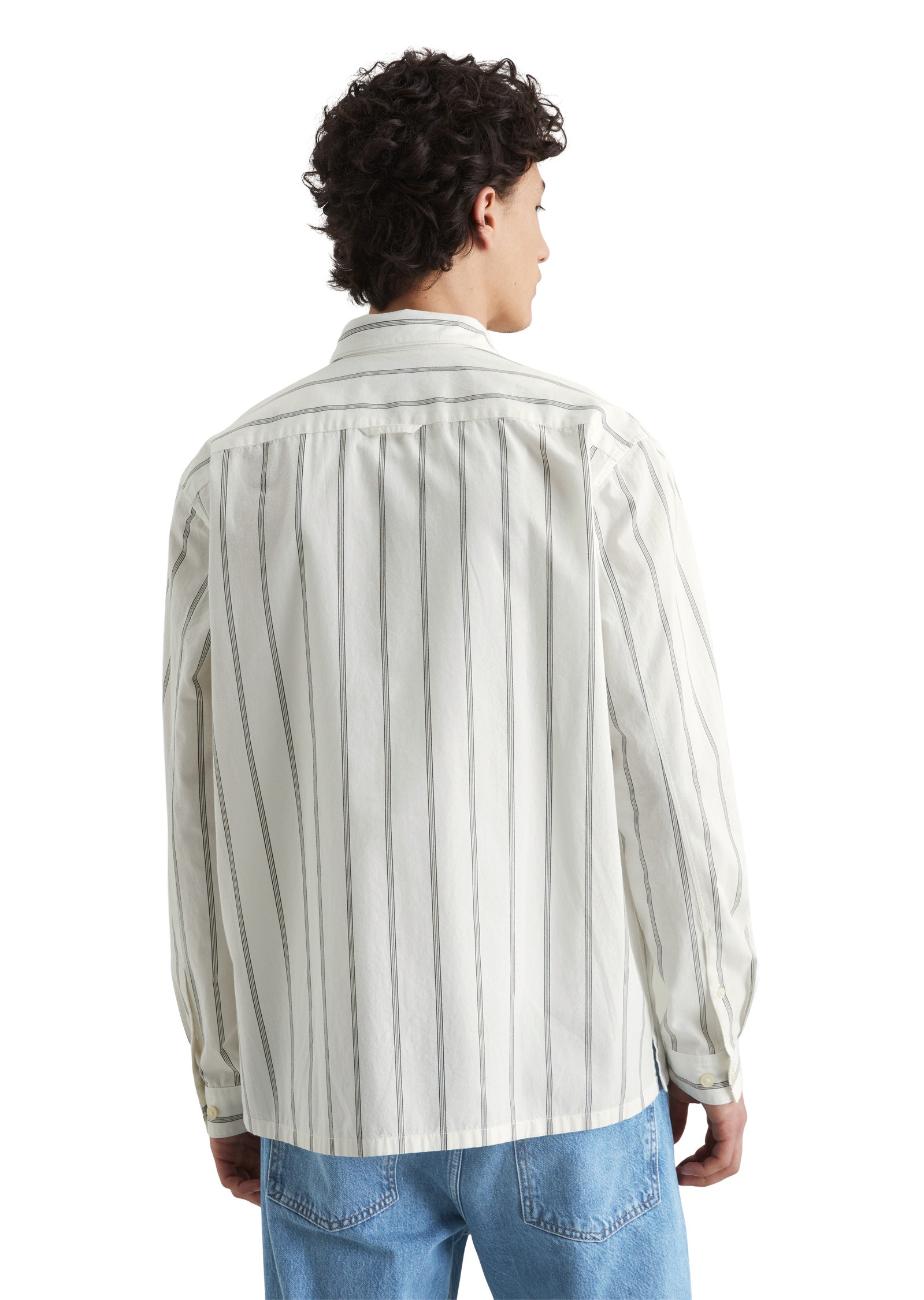 Marc O'Polo DENIM Langarmhemd »aus Bio-Baumwoll-Popeline«