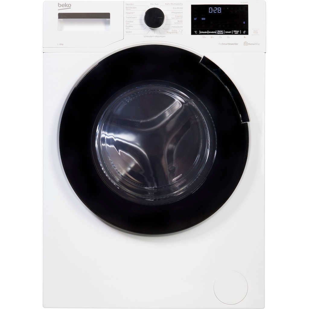 BEKO Waschmaschine »WTC81465S«, WTC81465S, WTC81465S, 8 kg, 1400 U/min