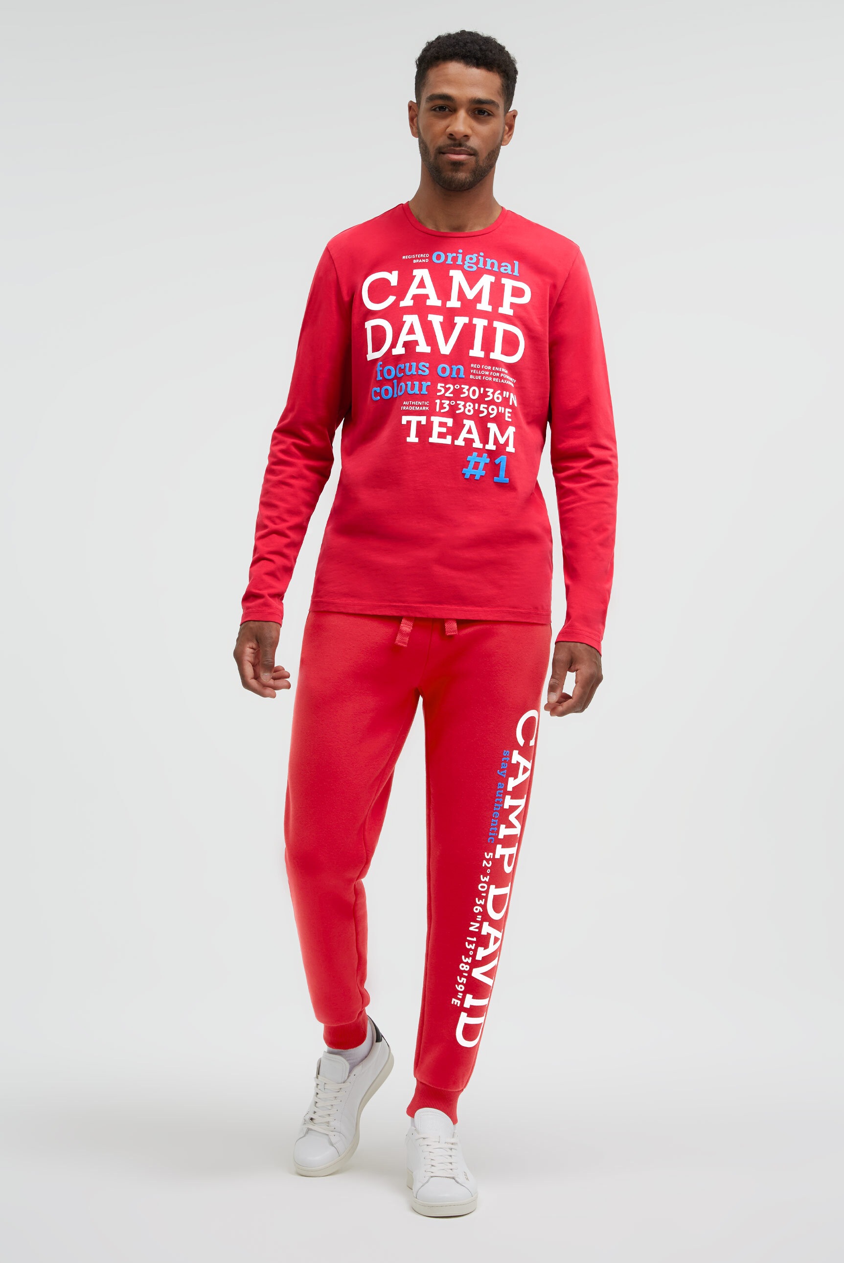 CAMP DAVID Sporthose  mit Elastikbund und Kordel
