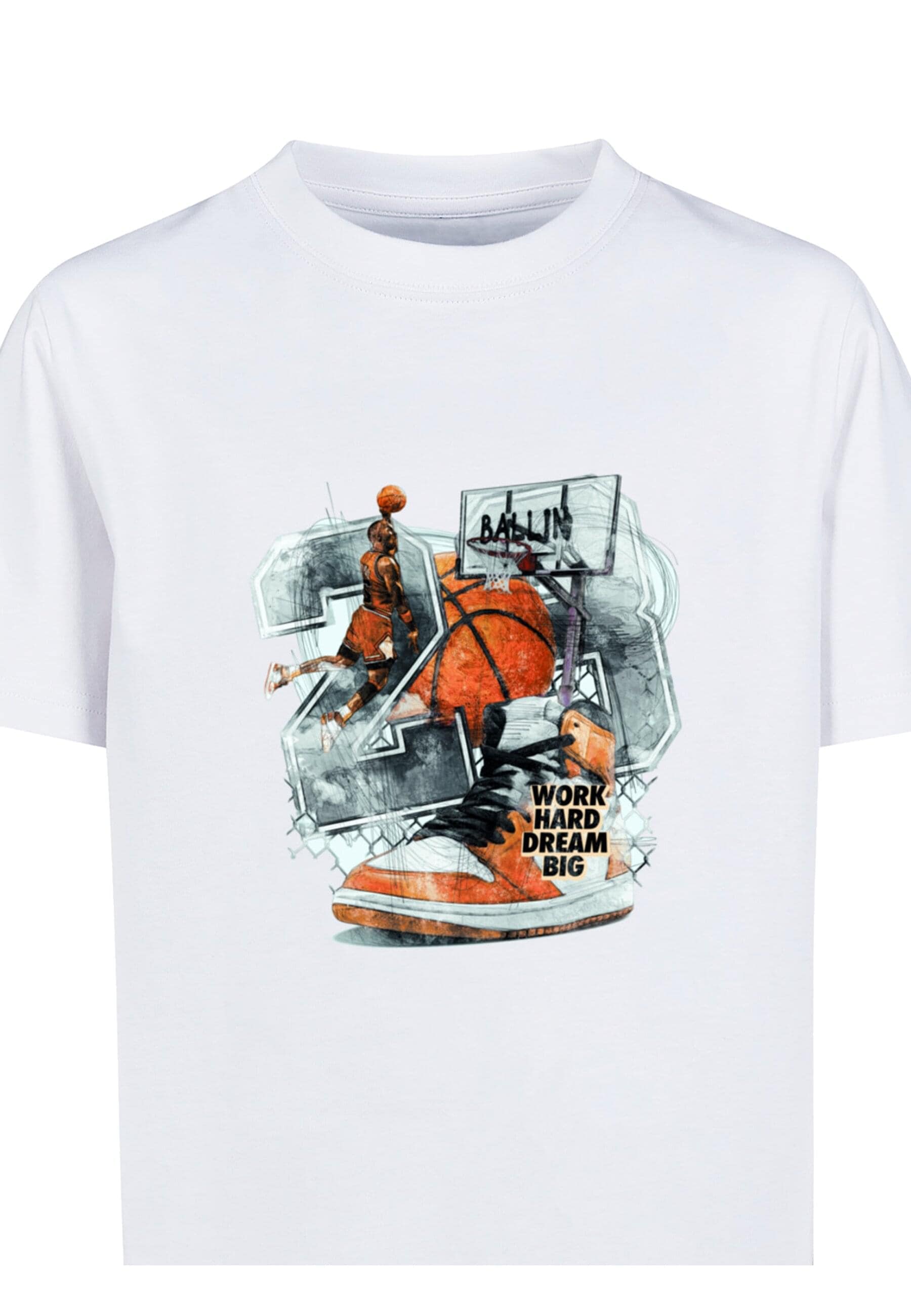 MisterTee T-Shirt »MisterTee Herren Kids Vintage Ballin Tee«, (1 tlg.)
