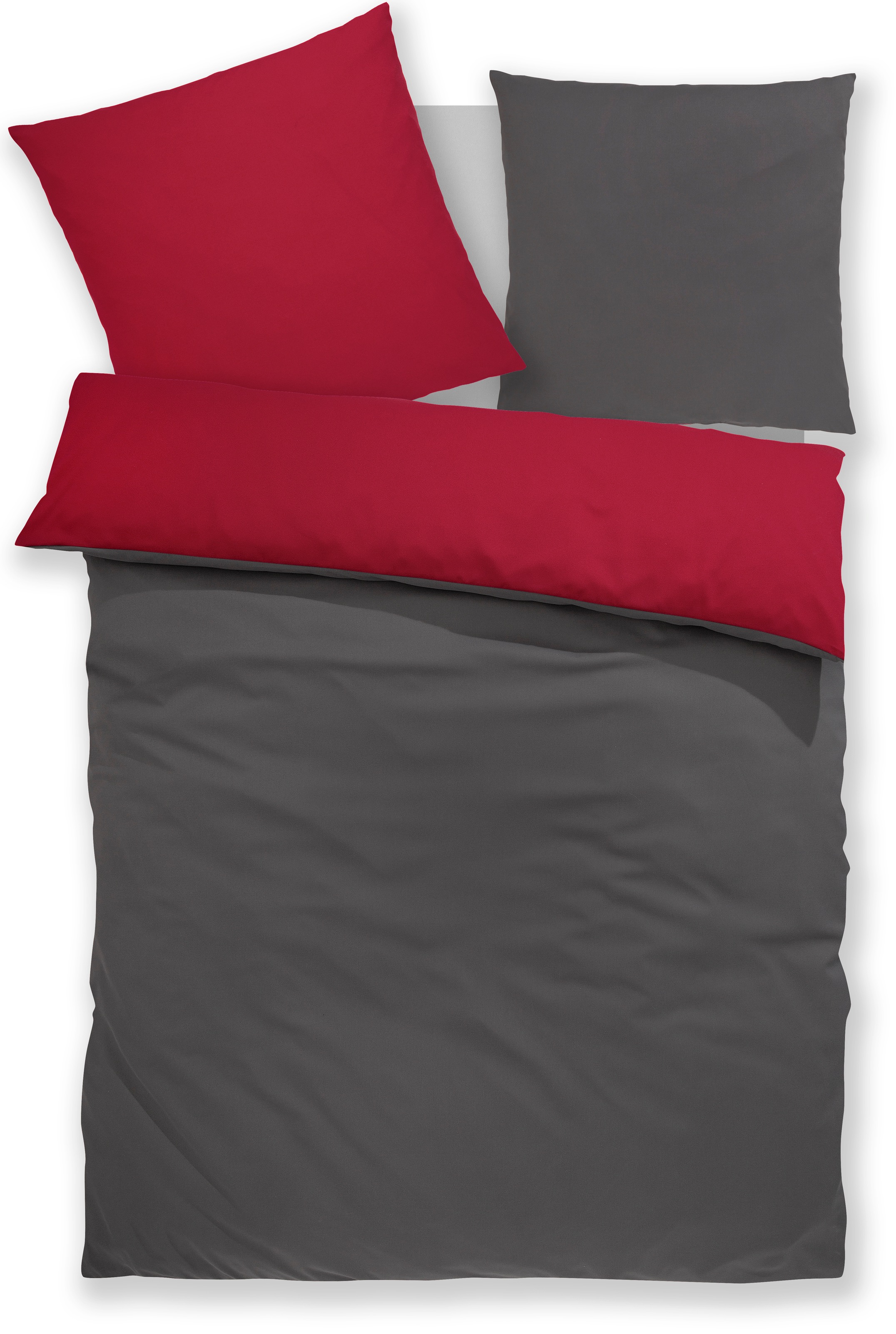 my home Bettwäsche "Desner2" 3 tlg. Premium Qualität, sehr weich, uni, ab 1 günstig online kaufen