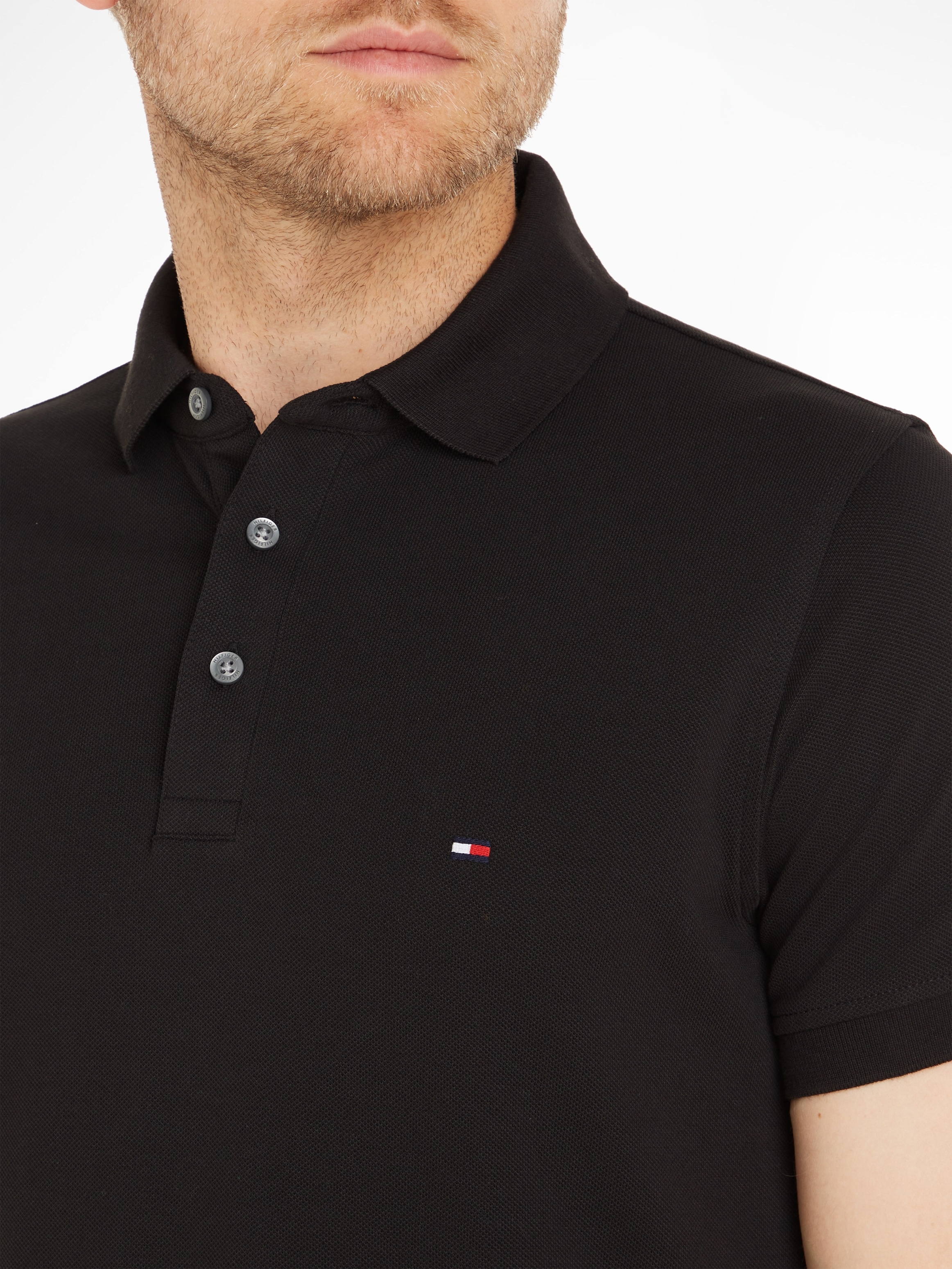 Tommy Hilfiger Poloshirt »1985 SLIM POLO«, hochwertige Baumwoll-Piqué-Qualität