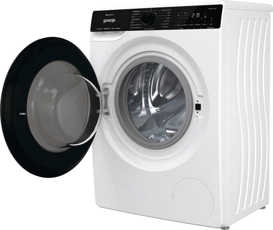 GORENJE Waschmaschine »WPNA 84 SATSWIFI«, WPNA 84 SATSWIFI, 8 kg, 1400 U/min, SlimLine - nur 46,5 cm tief