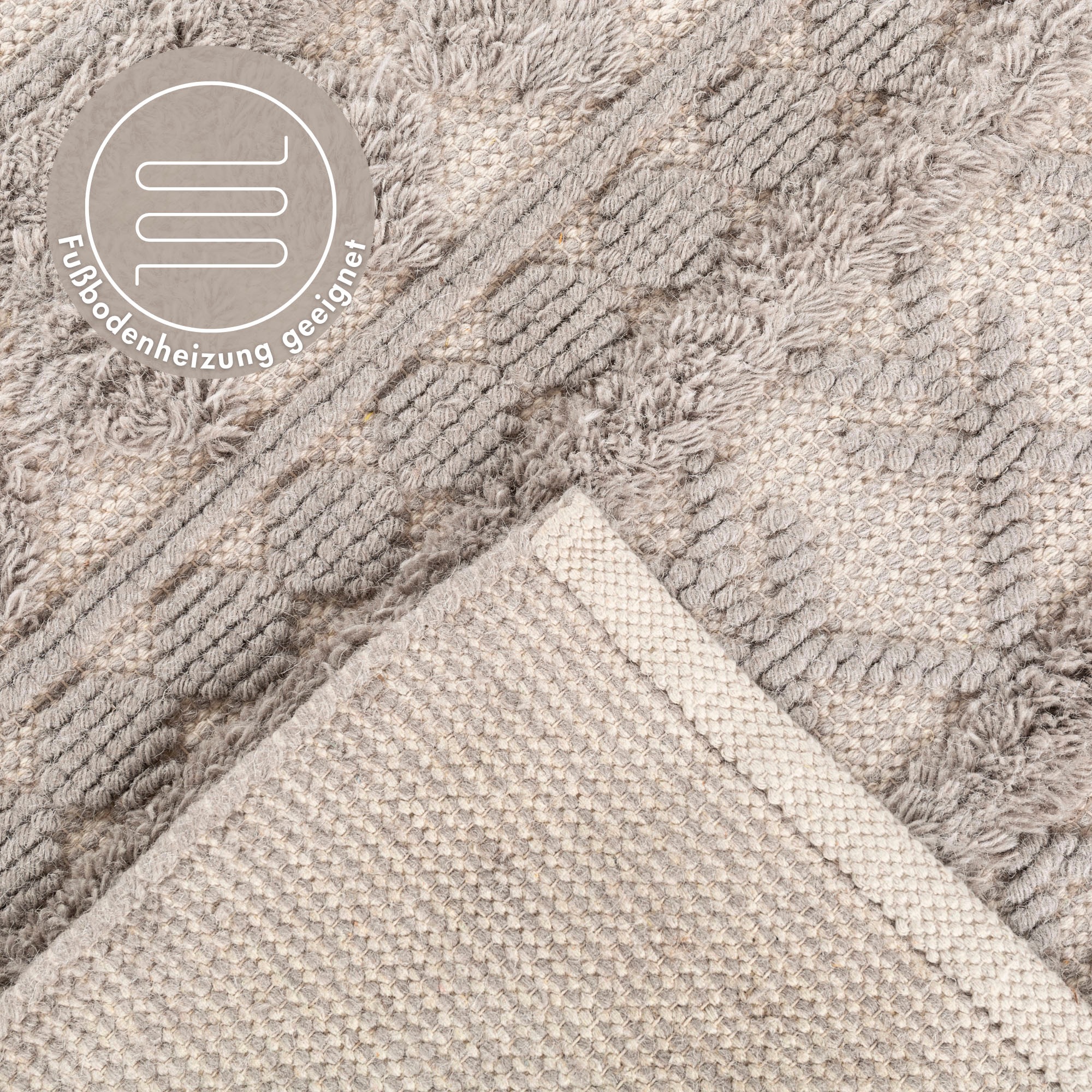 Luxor Living Hägga Wool Rug Light Grey 160x230cm 3