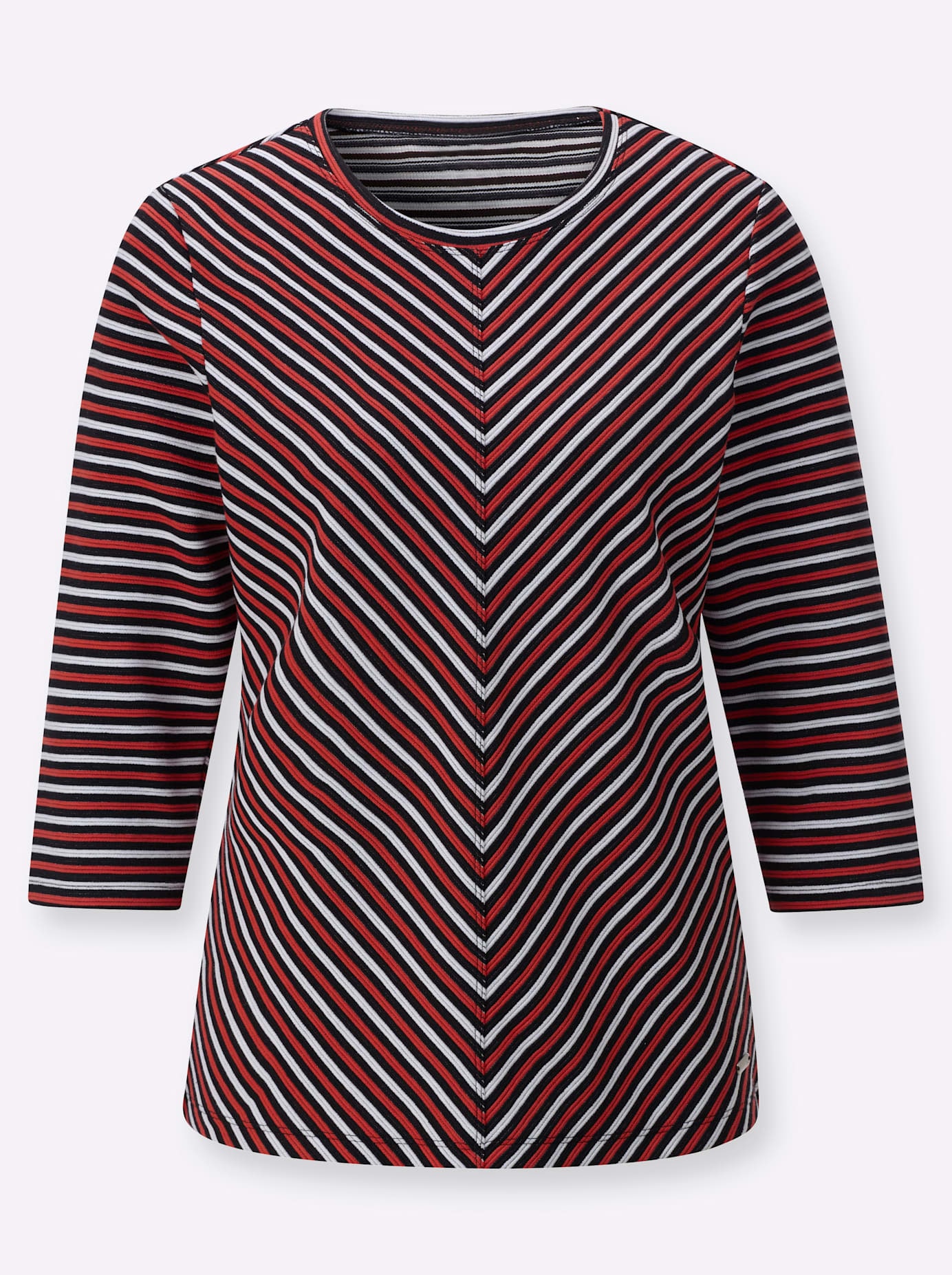 Casual Looks 3/4-Arm-Shirt »Rundhals-Shirt« 1 tlg.