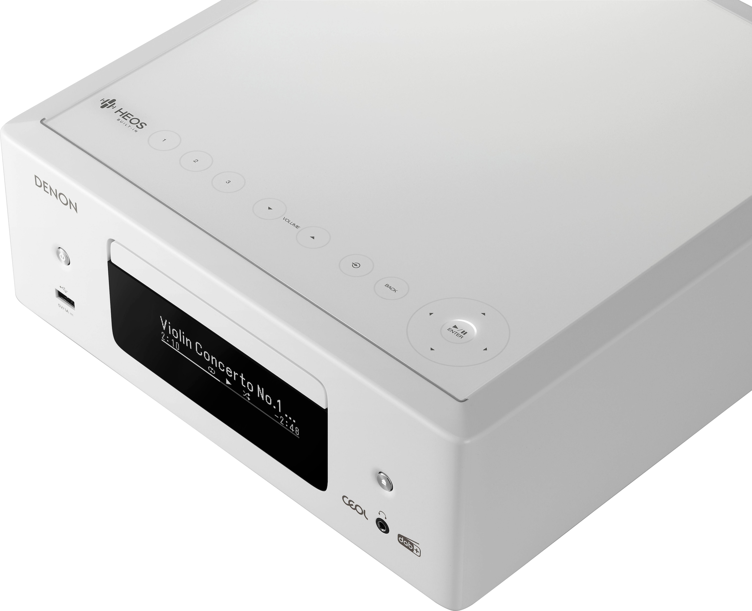 Denon Netzwerkplayer »RCD-N12DAB«, (Bluetooth-NFC-WLAN)