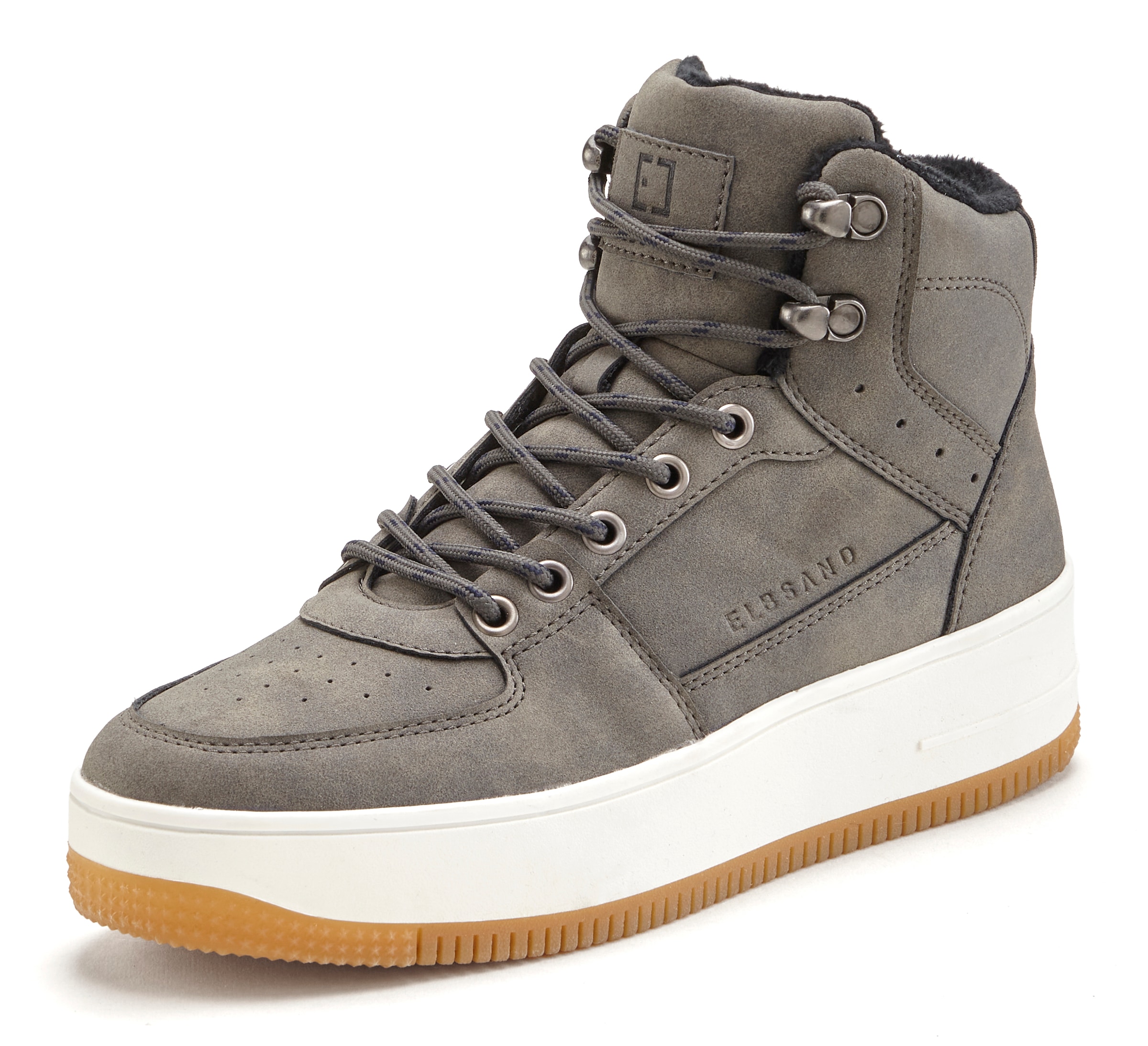 Elbsand Sneaker, mit kuscheligem Warmfutter, Freizeitschuh, Halbschuh, High Top Sneaker