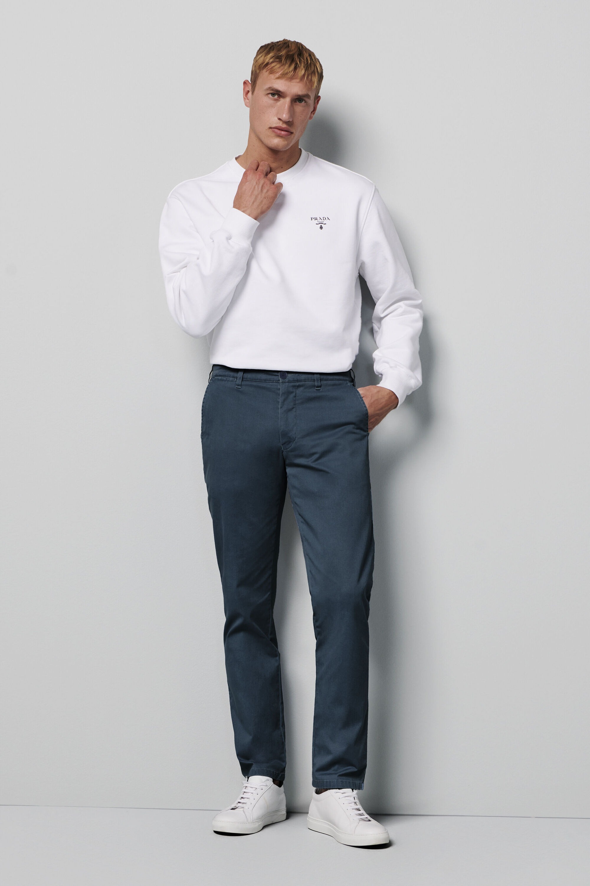 MEYER M5 Chino Men's Trousers Blue 35/30 2