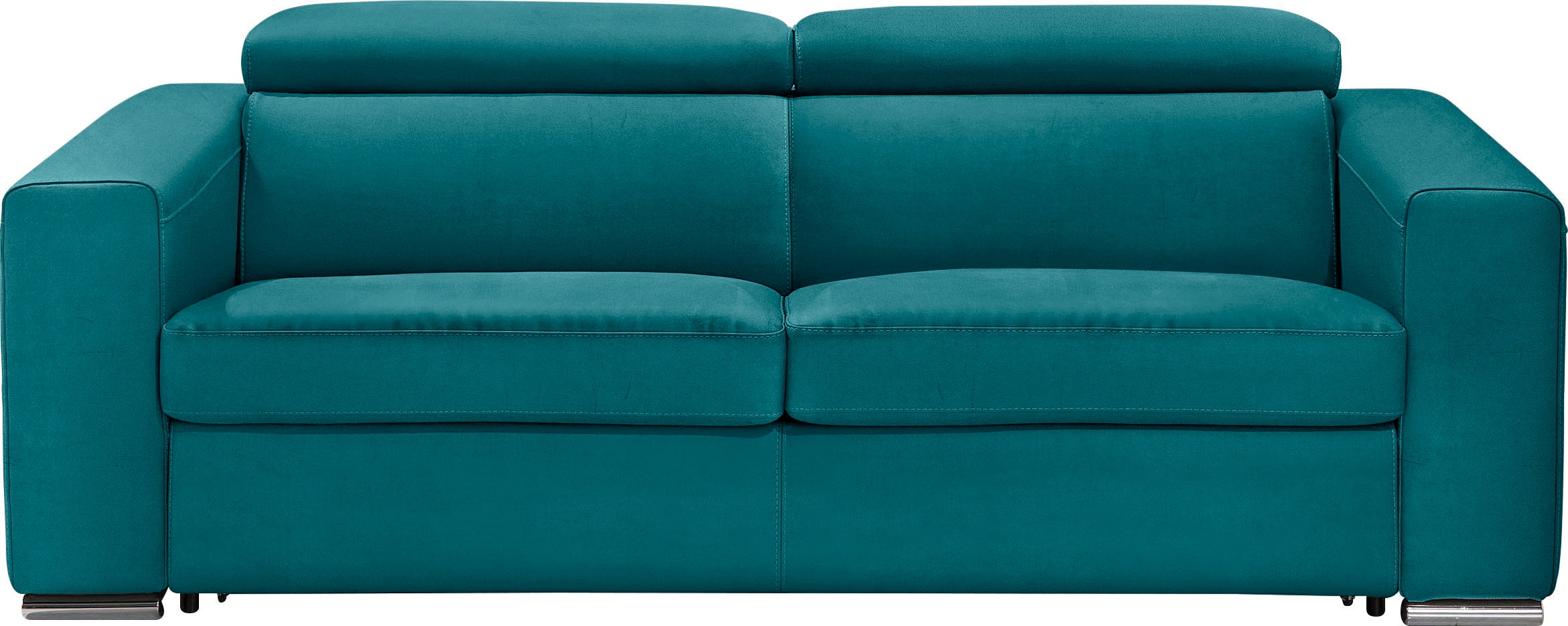 Egoitaliano Schlafsofa "Cabiria, Design und super Sitz- und Liegekomfort", Sofa inkl. Schlaffunktion, Kopfteile verstell