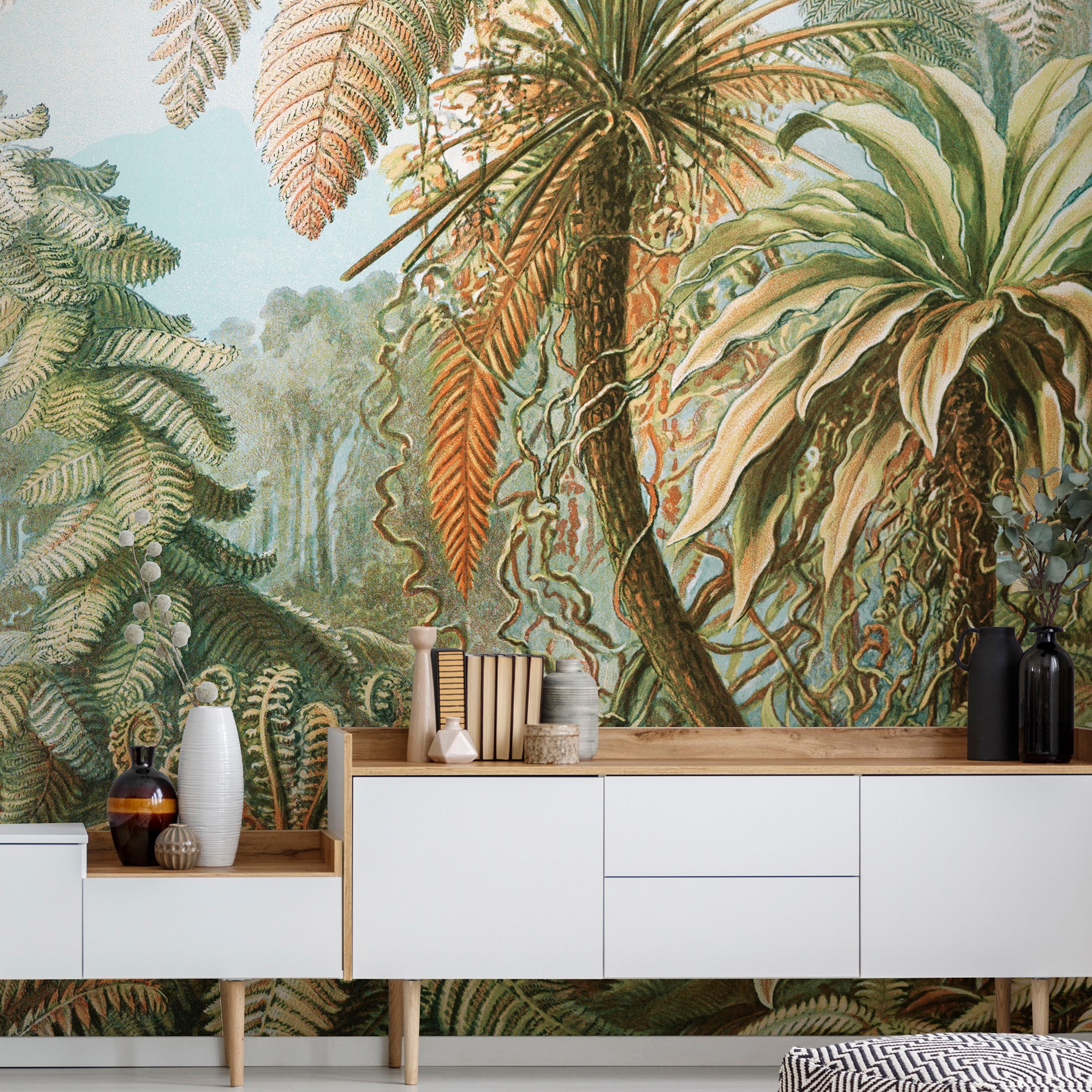Art for the home Vliestapete "Fototapete Jungle" glatt