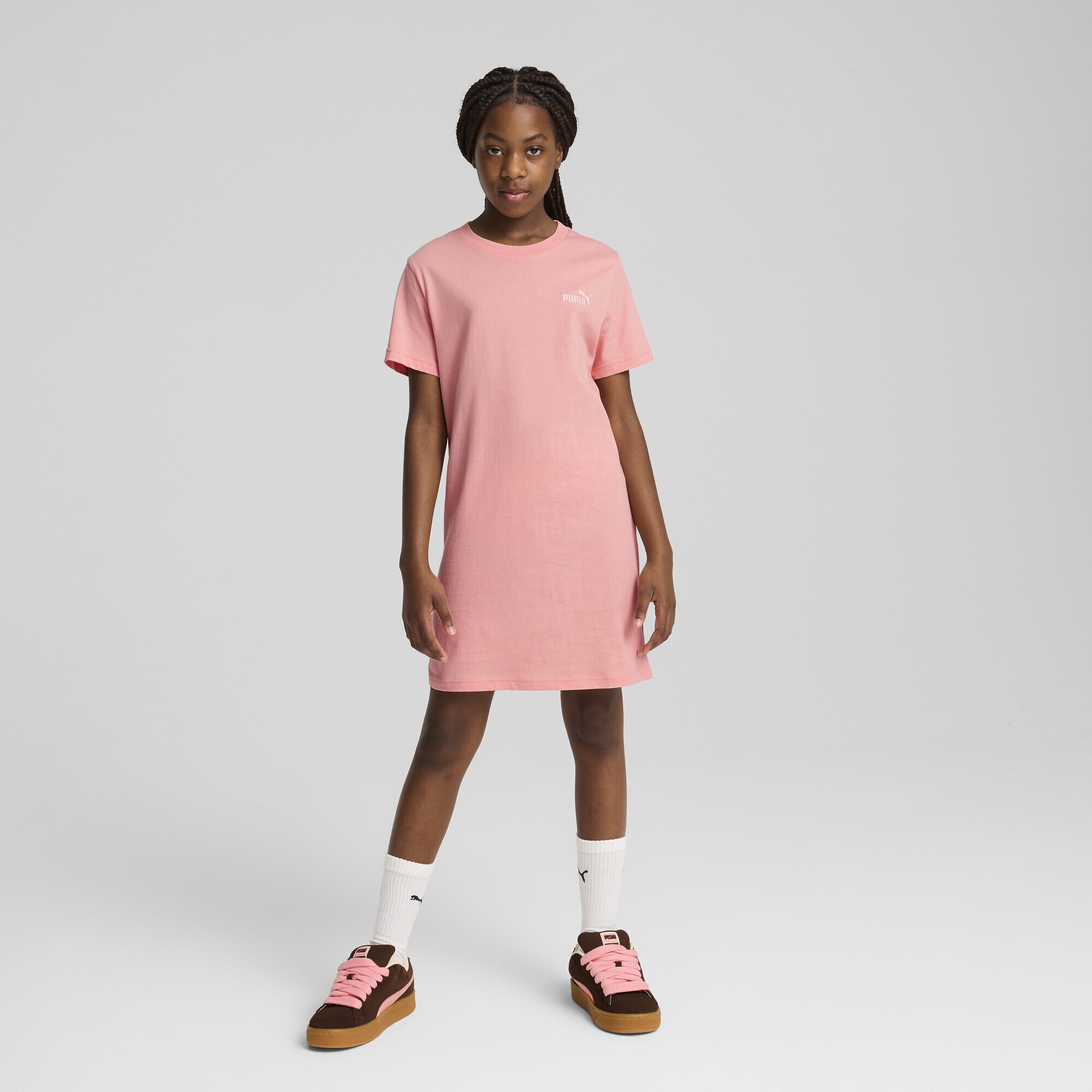 PUMA Sweatkleid »Essentials Small No. 1 Logo Kurzärmliges Kleid Mädchen«