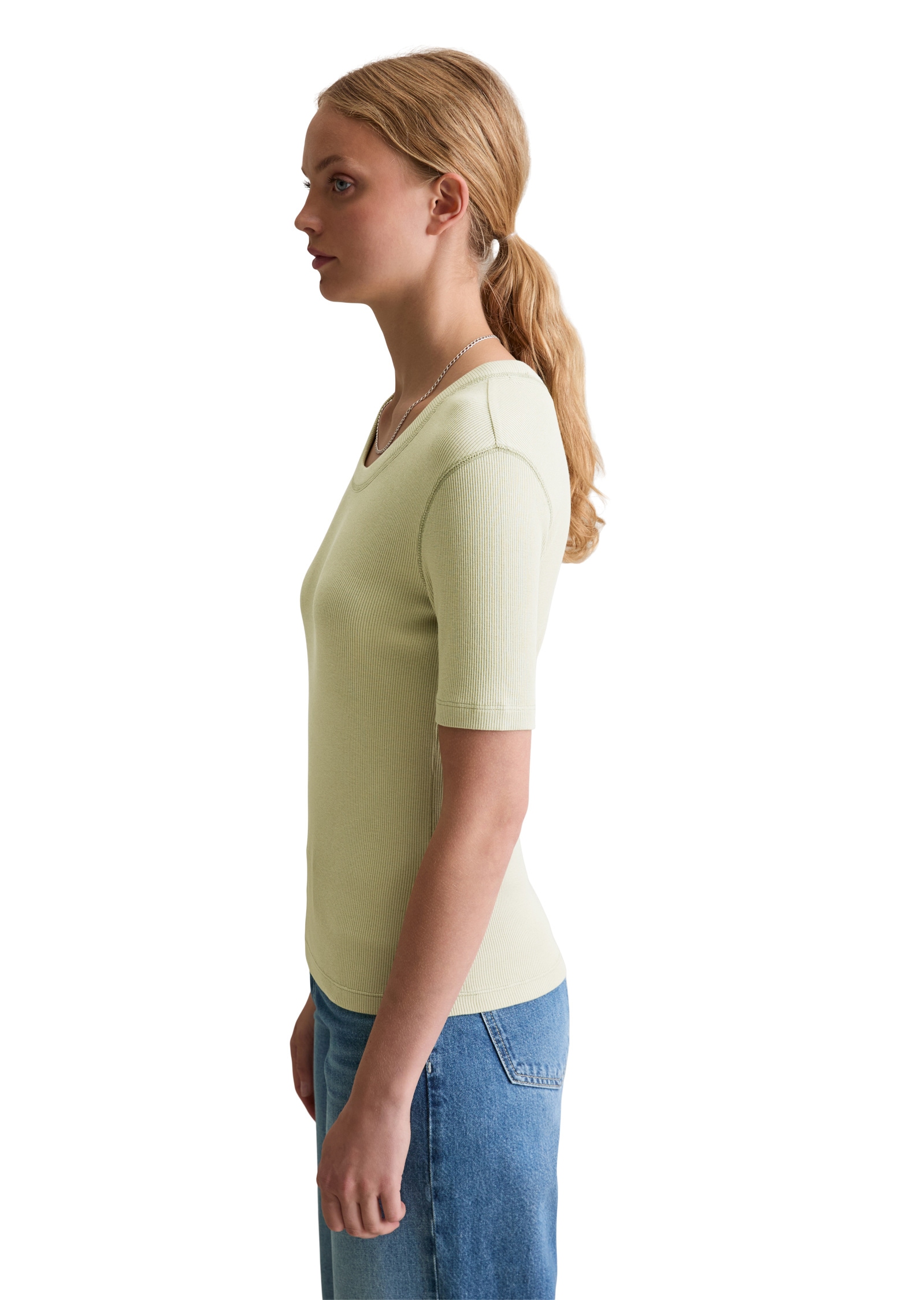 Marc O'Polo DENIM T-Shirt »aus softem Bio-Baumwolle-Modal-Stretch-Jersey«