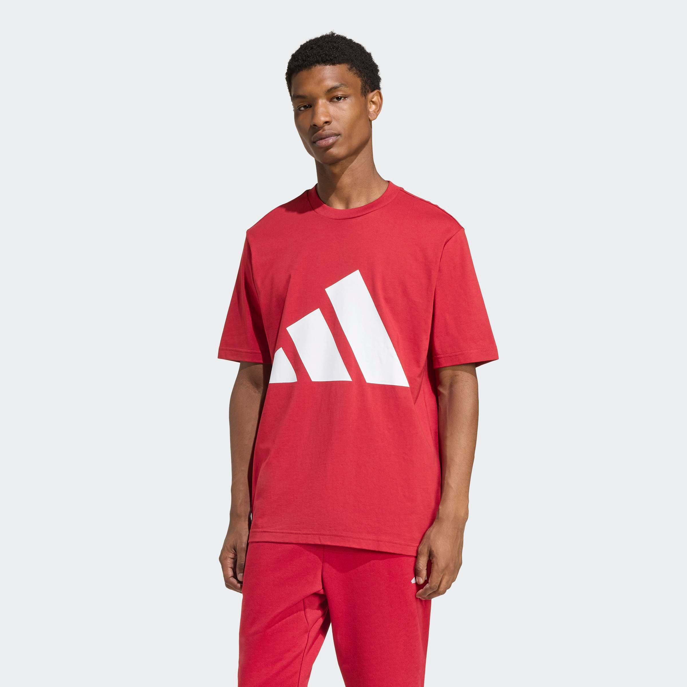 adidas Sportswear T-Shirt "ESSENTIALS BIG LOGO" klassische Silhouette, mit günstig online kaufen