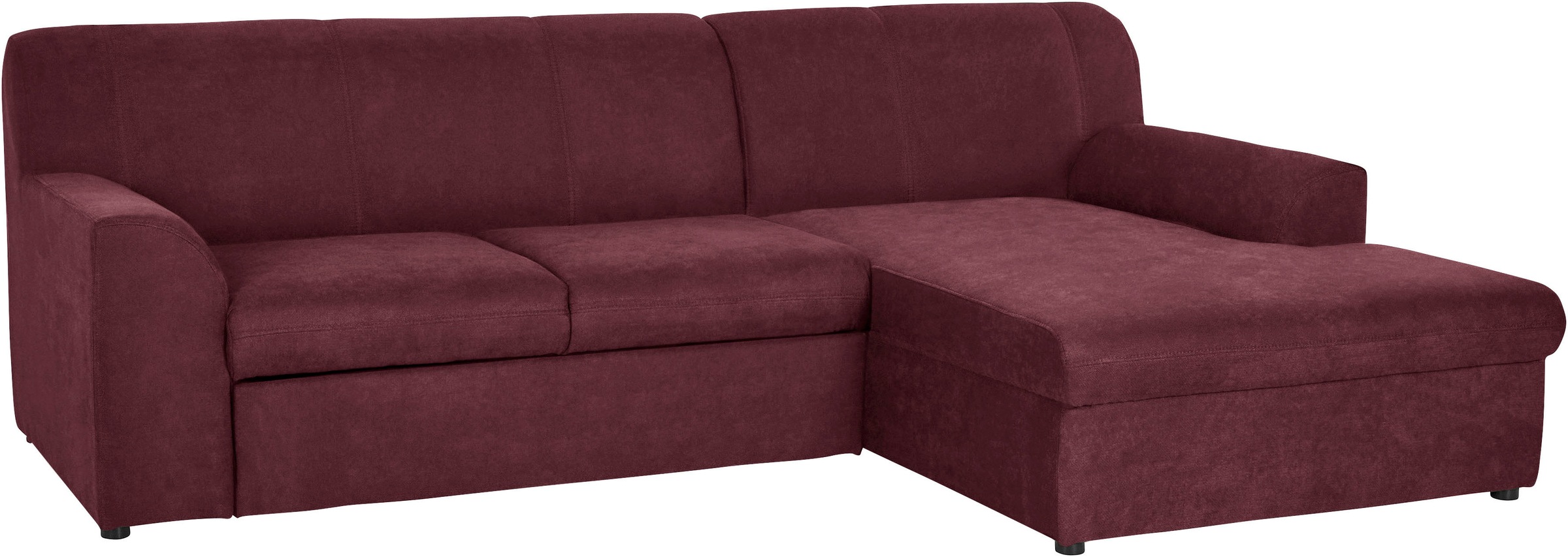 DOMO collection Ecksofa "Topper, elegant und zeitlos, kompaktes Stellmaß 24 günstig online kaufen