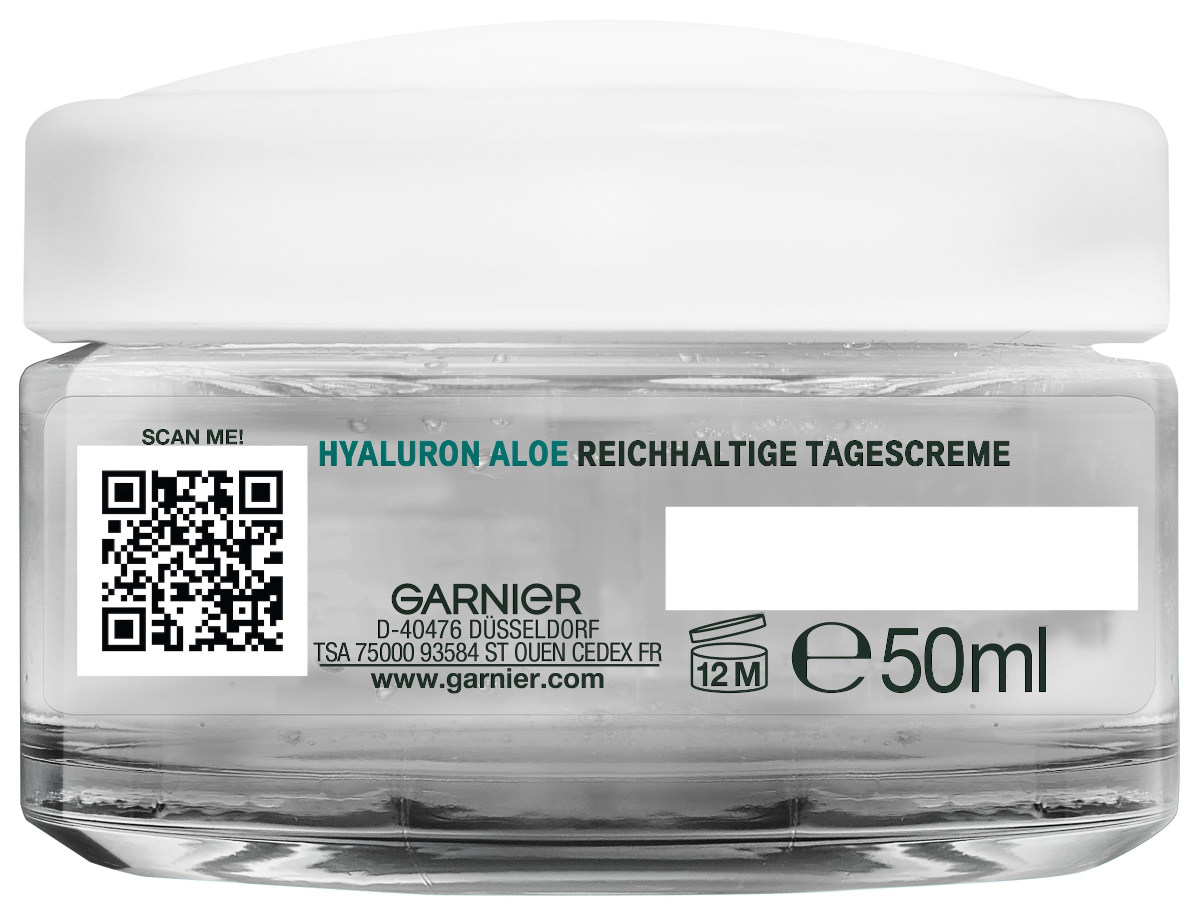 GARNIER Gesichtsgel »Garnier Hyaluron Aloe Reichhaltige Tagescreme«, mit hoher Wirksamkeit