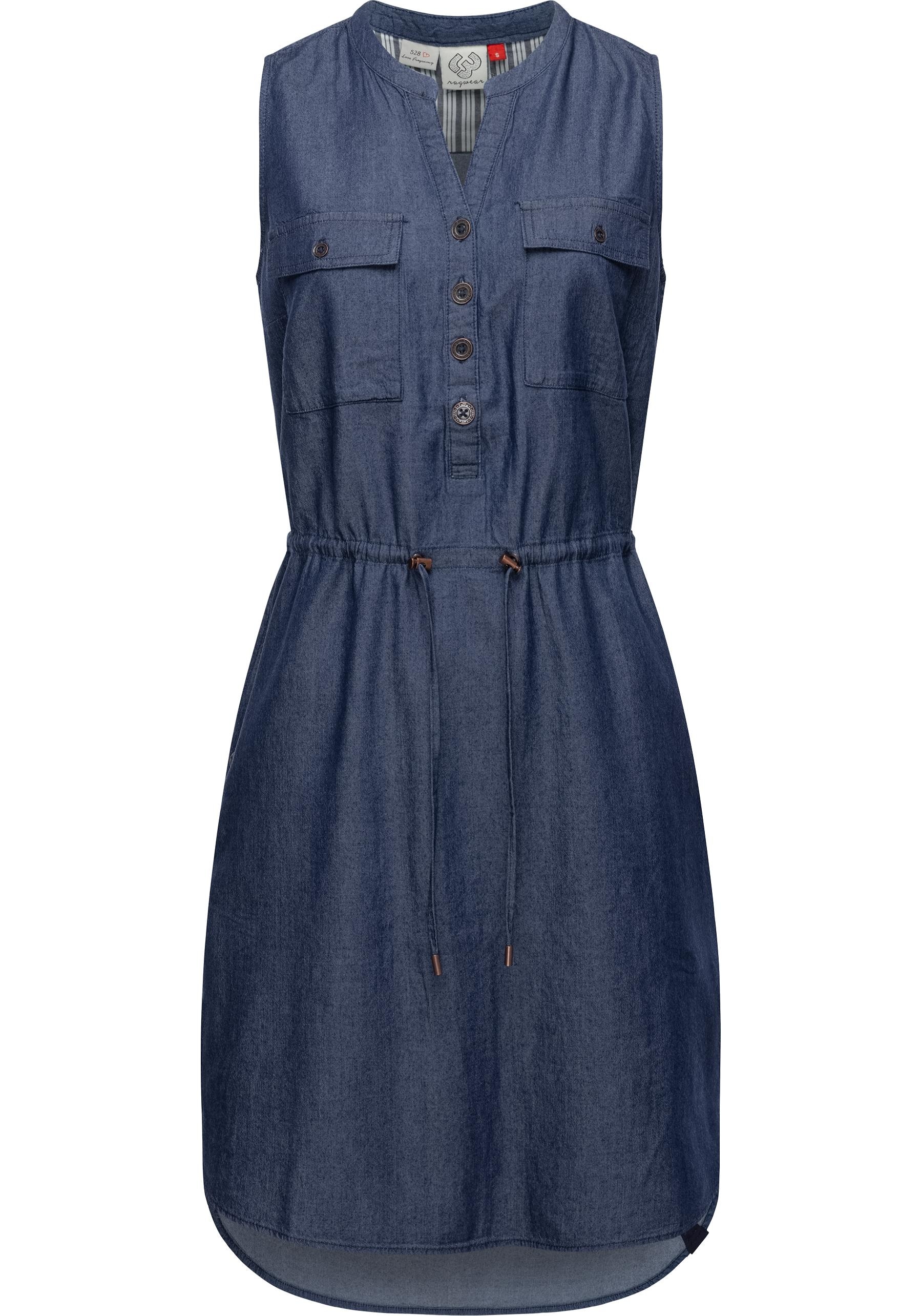 Ragwear Shirtkleid "Roisin Denim", stylisches Sommerkleid mit Bindeband günstig online kaufen