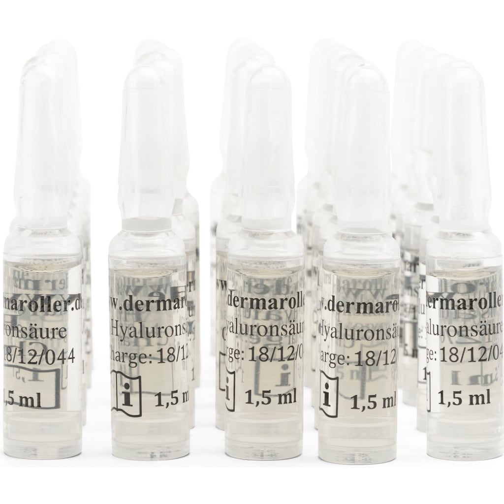 Dermaroller Hyaluron Serum, (Packung), 30 Stück á 1,5 ml