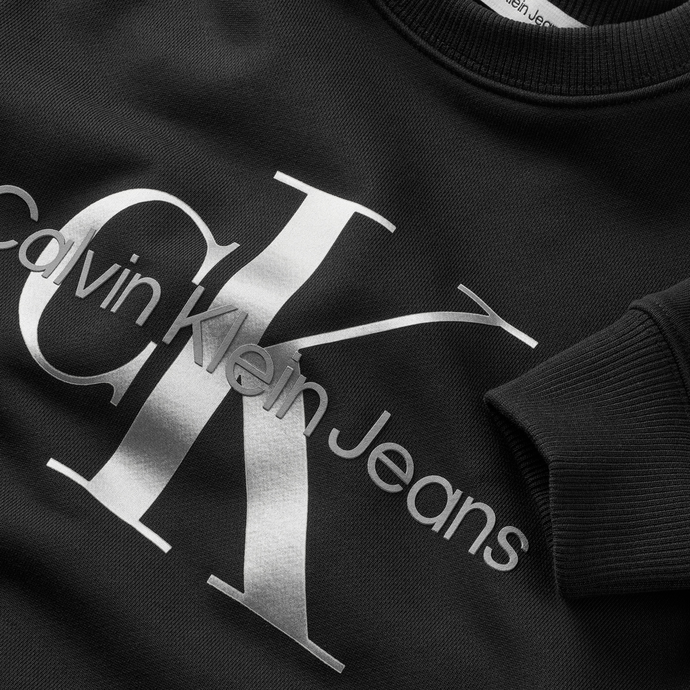 Calvin Klein Jeans Sweatshirt »CK MONOGRAM TERRY CN«, mit Logodruck | BAUR
