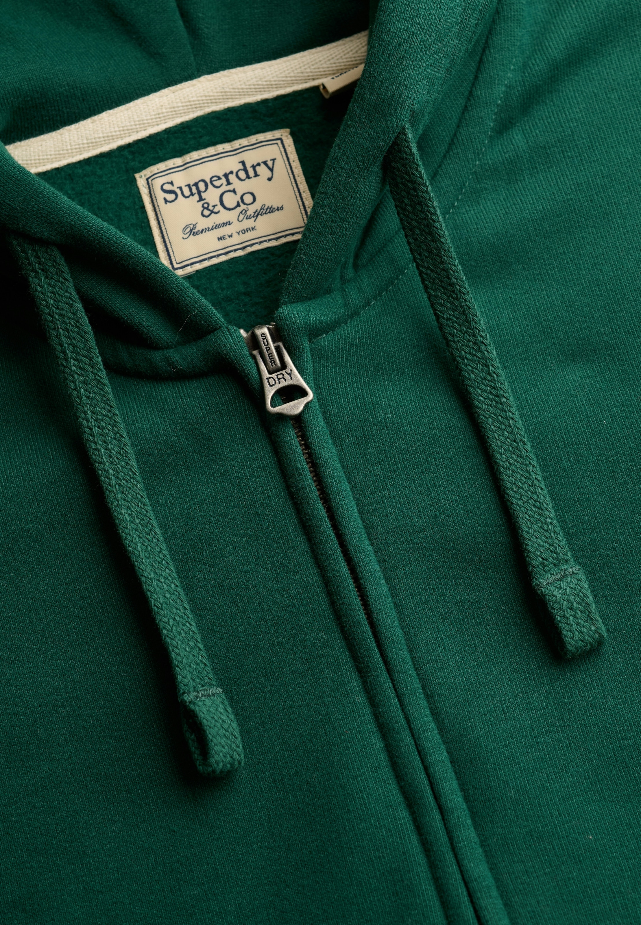 Superdry Kapuzensweatjacke »ESSENTIAL SDCO LOGO ZIPHOOD« Baumwollmischung, regular fit