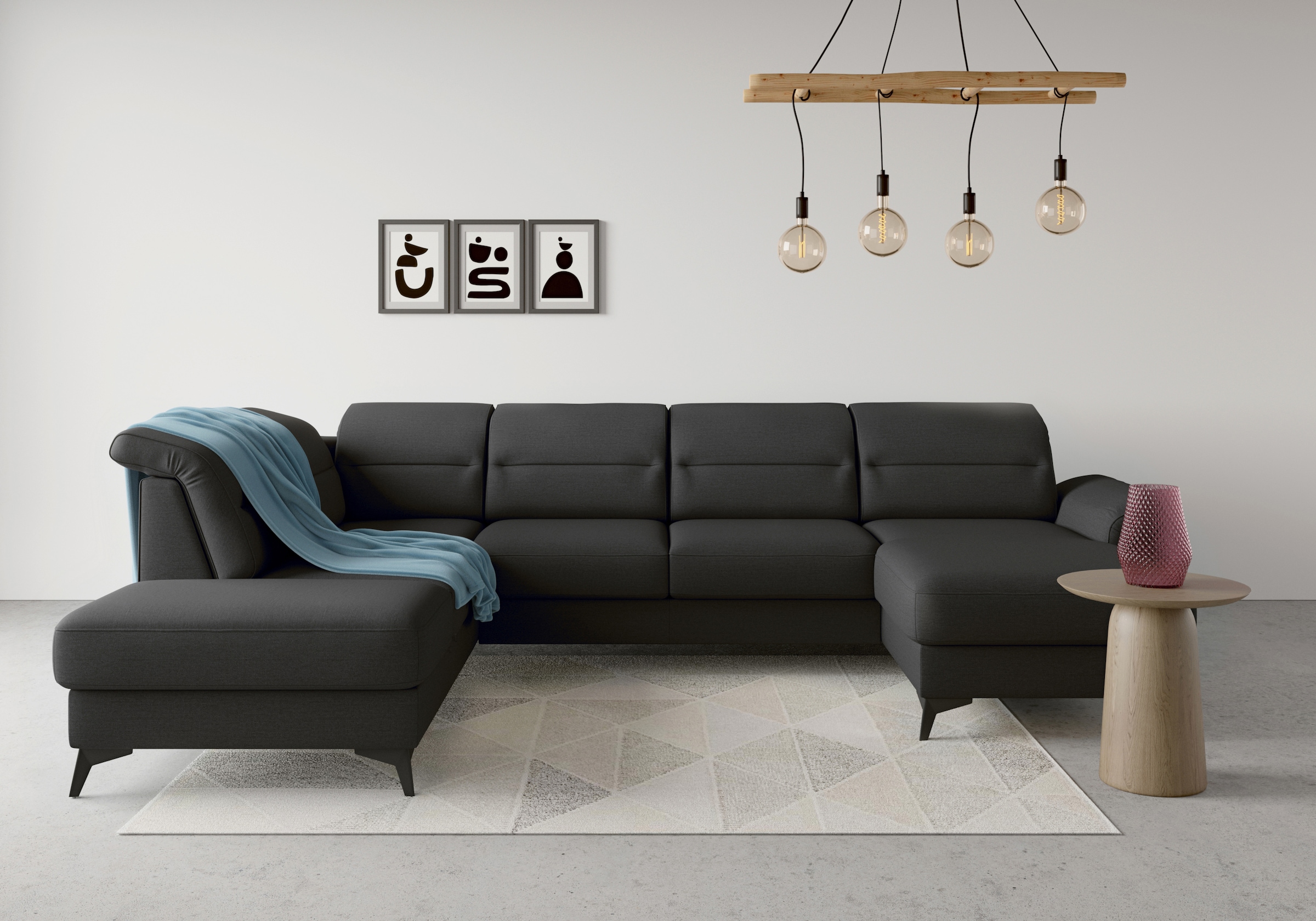 sit&more Wohnlandschaft Sinatra U-Form, optional mit Kopfteilverstellung un günstig online kaufen