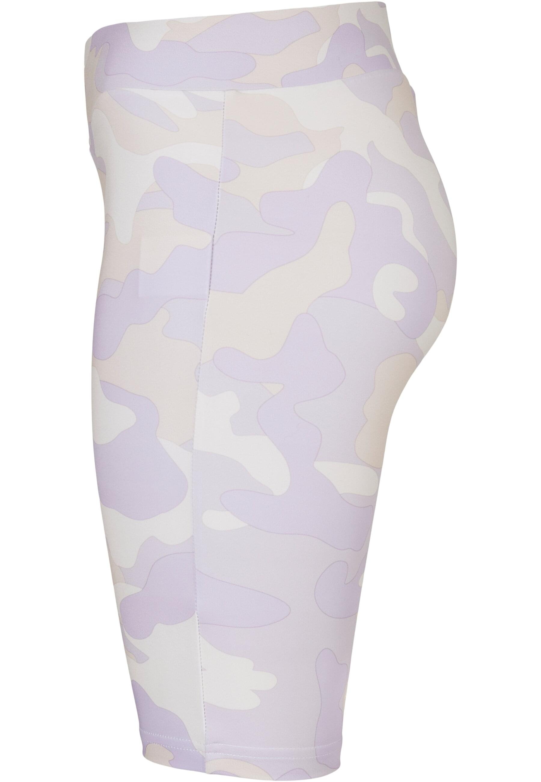 URBAN CLASSICS Stoffhose »Urban Classics Damen Ladies High Waist Camo Tech Cycle Shorts«, (1 tlg.)