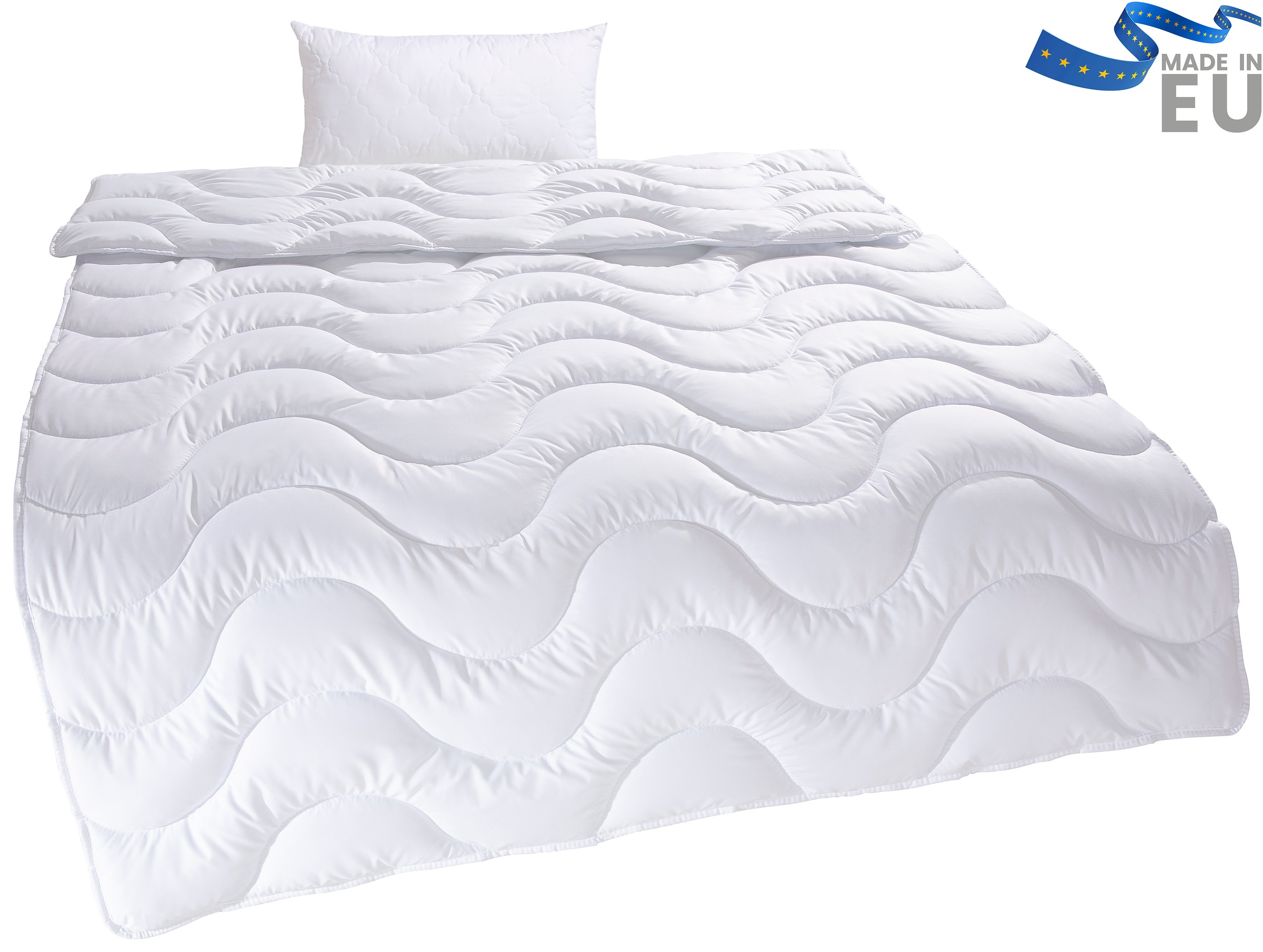 OTTO home Microfaserbettdecke + Microfaserkissen "Mailo, Bettdecke 135x200 günstig online kaufen