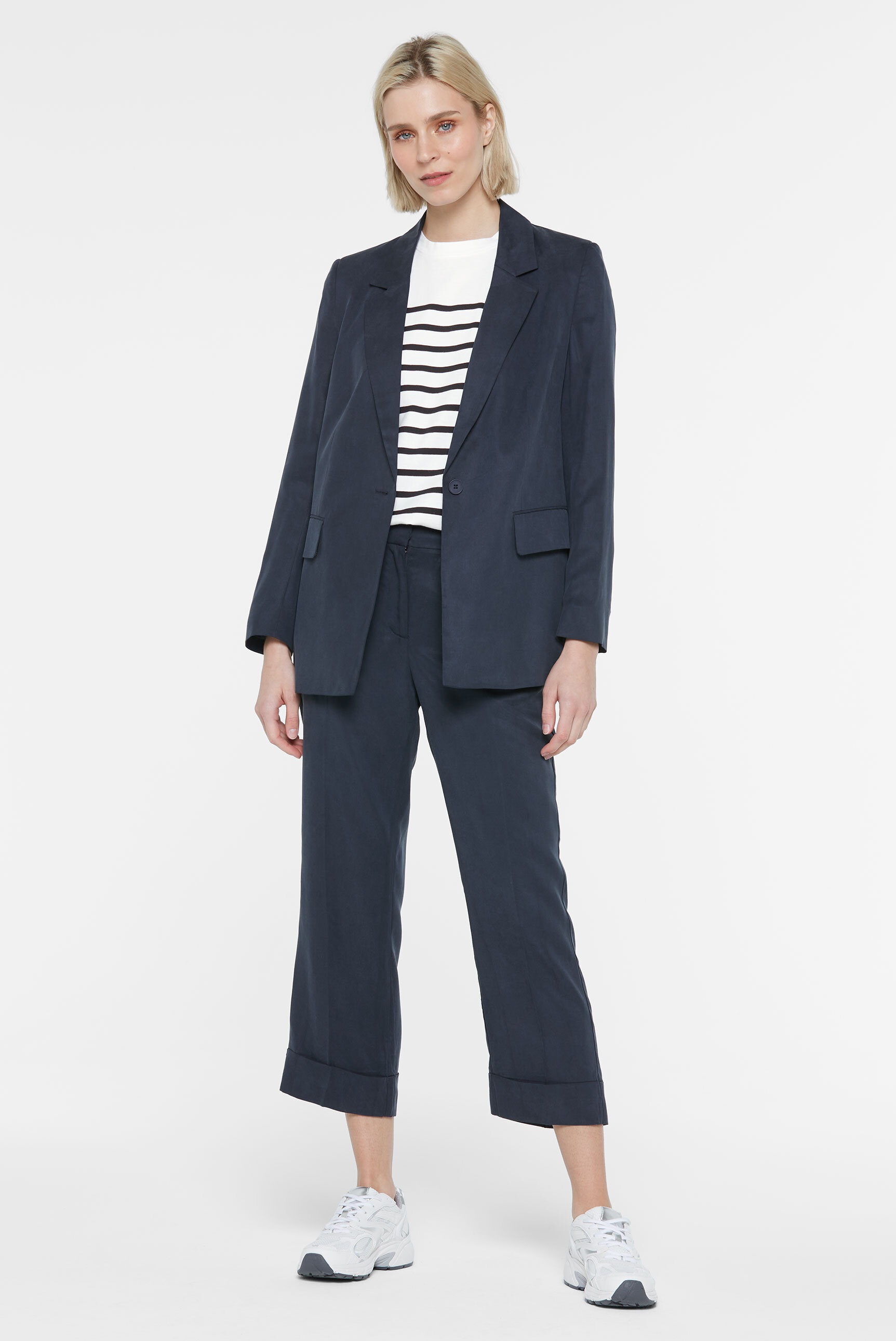 SENSES.THE LABEL Jackenblazer, mit leichtem Glanz