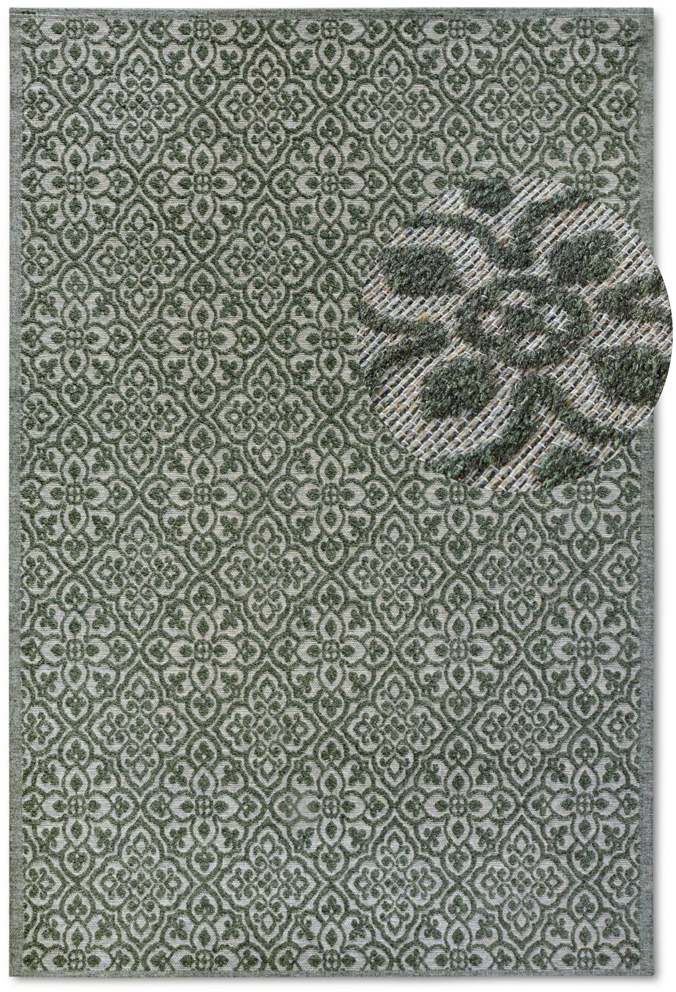 Villeroy & Boch Outdoorteppich »Julie«, rechteckig, 4 mm Höhe, In-& Outdoor, Flachgewebe, wetterfest, Terrasse, Balkon, modern, Trend