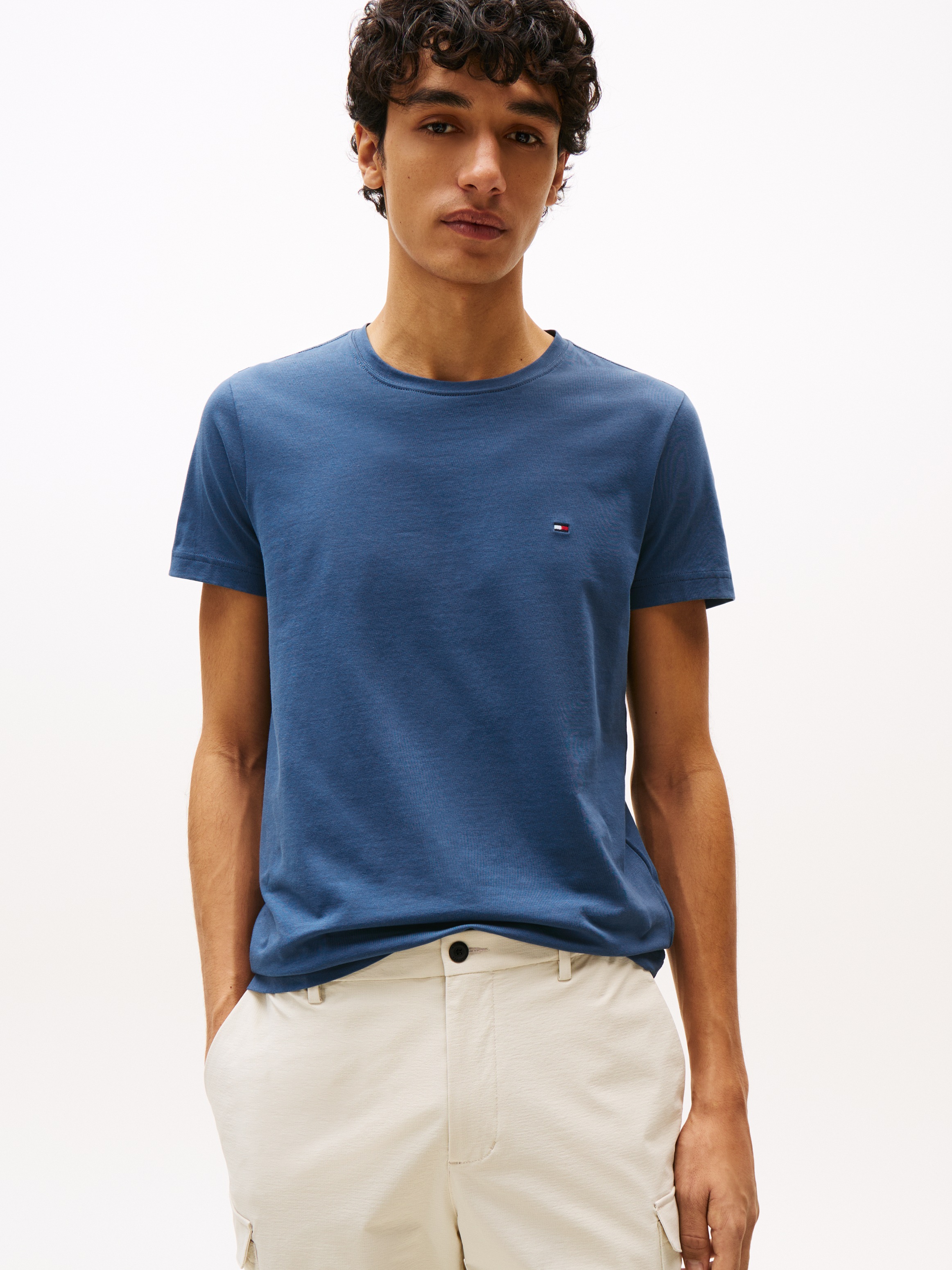 Thumbnail - Tommy Hilfiger "STRETCH SLIM FIT TEE" mit Rundhalsausschnitt